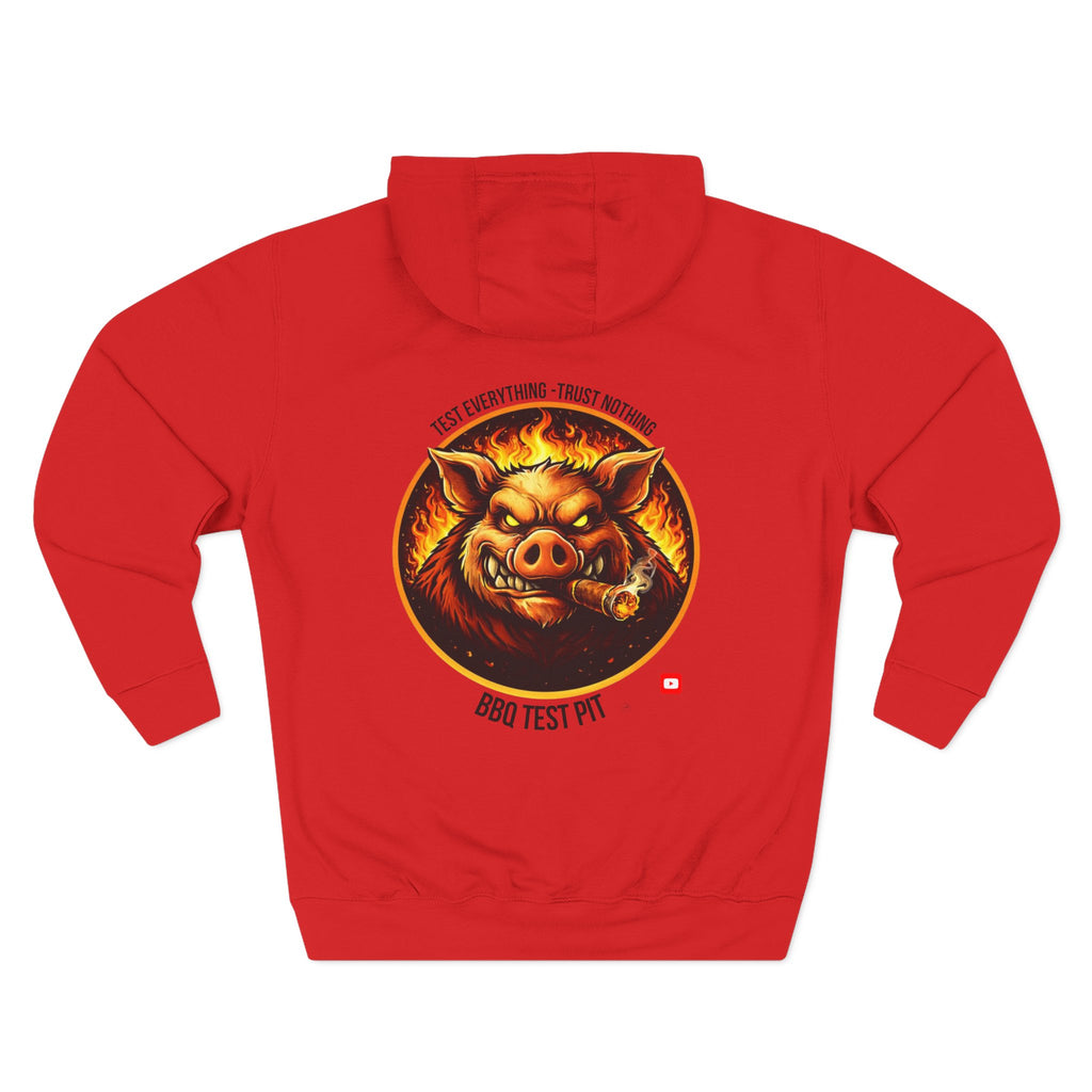 BBQ Test Pit Logo Hoodie