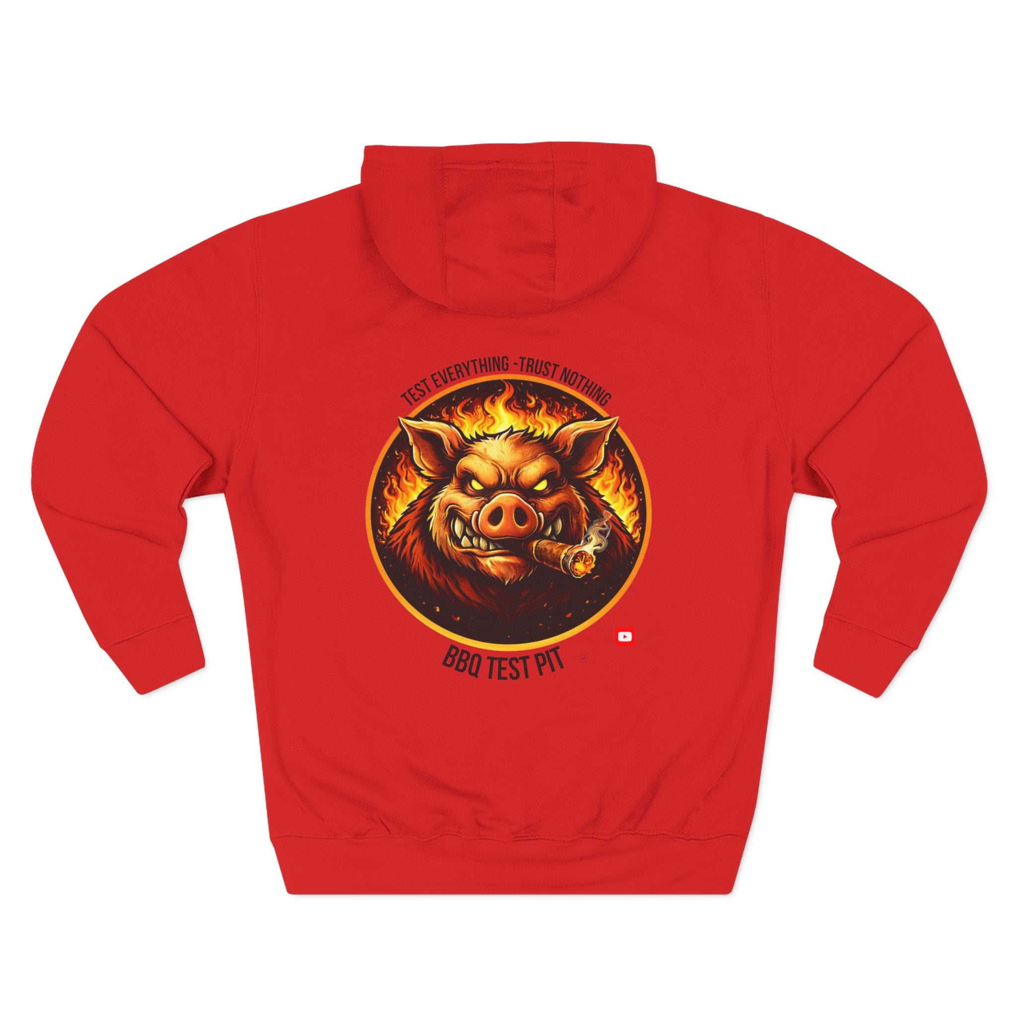 BBQ Test Pit Logo Hoodie