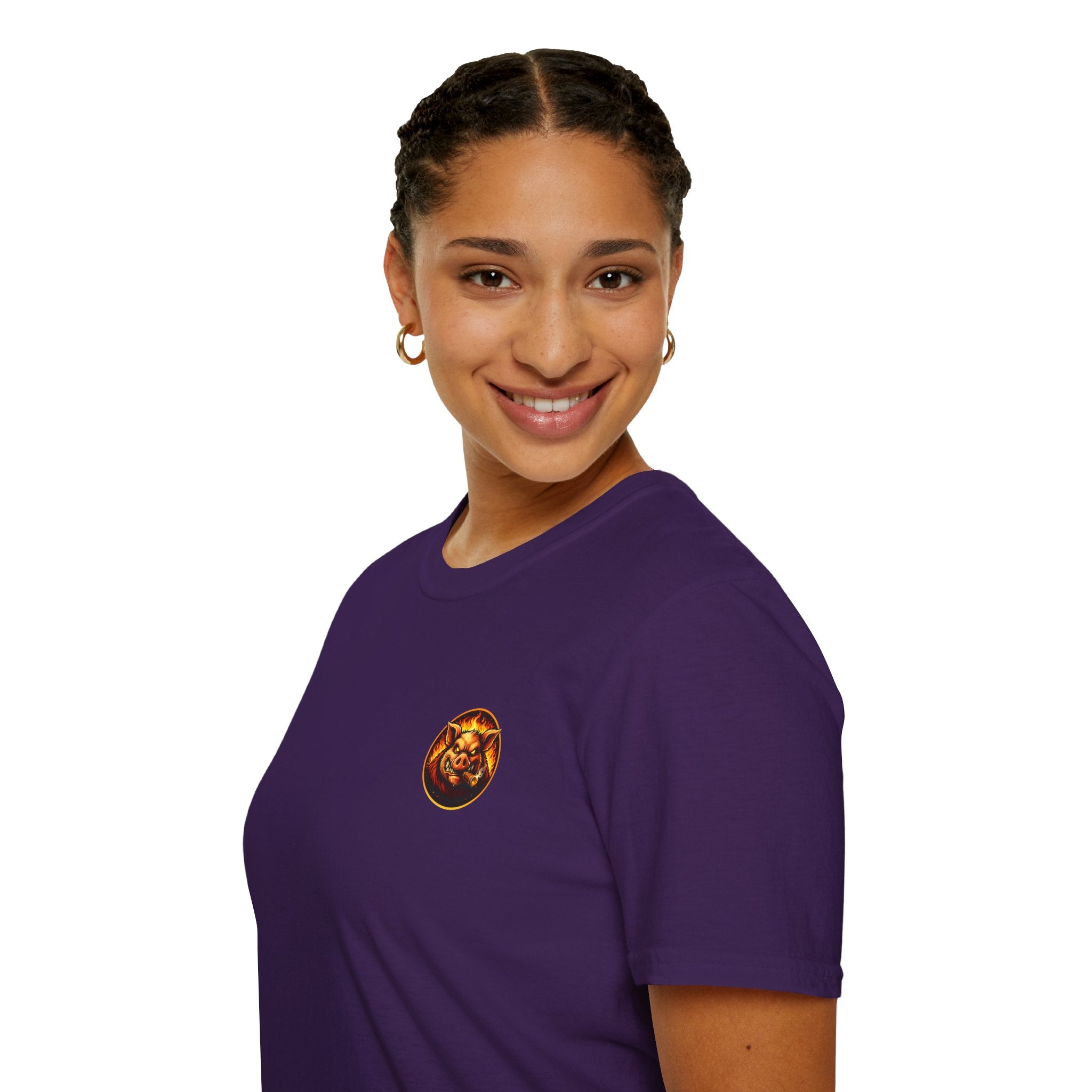 BBQ Test Pit Logo Tee — Premium Soft