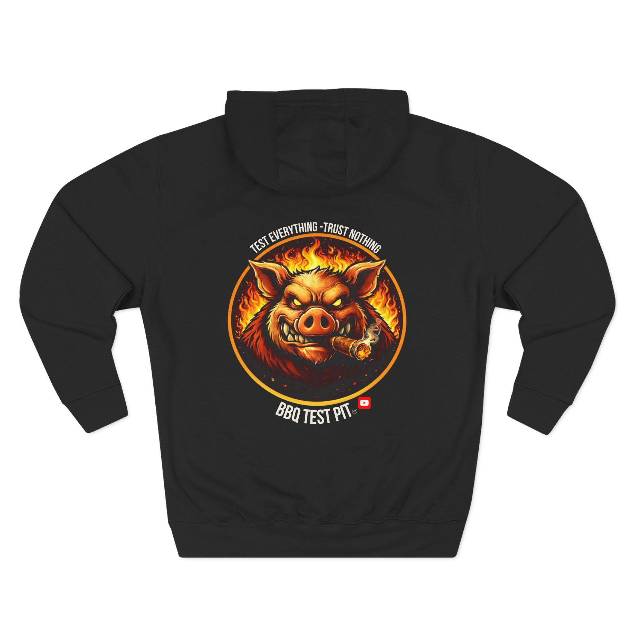BBQ Test Pit Logo Hoodie