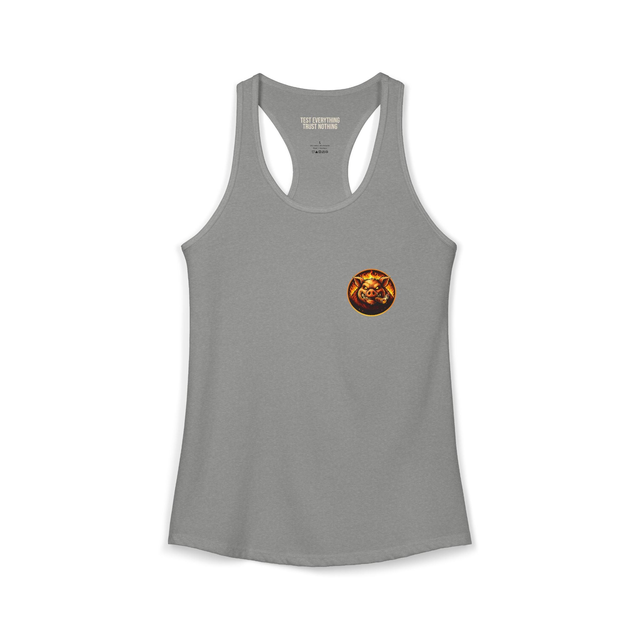 BBQ Test Pit Logo Women's Tank