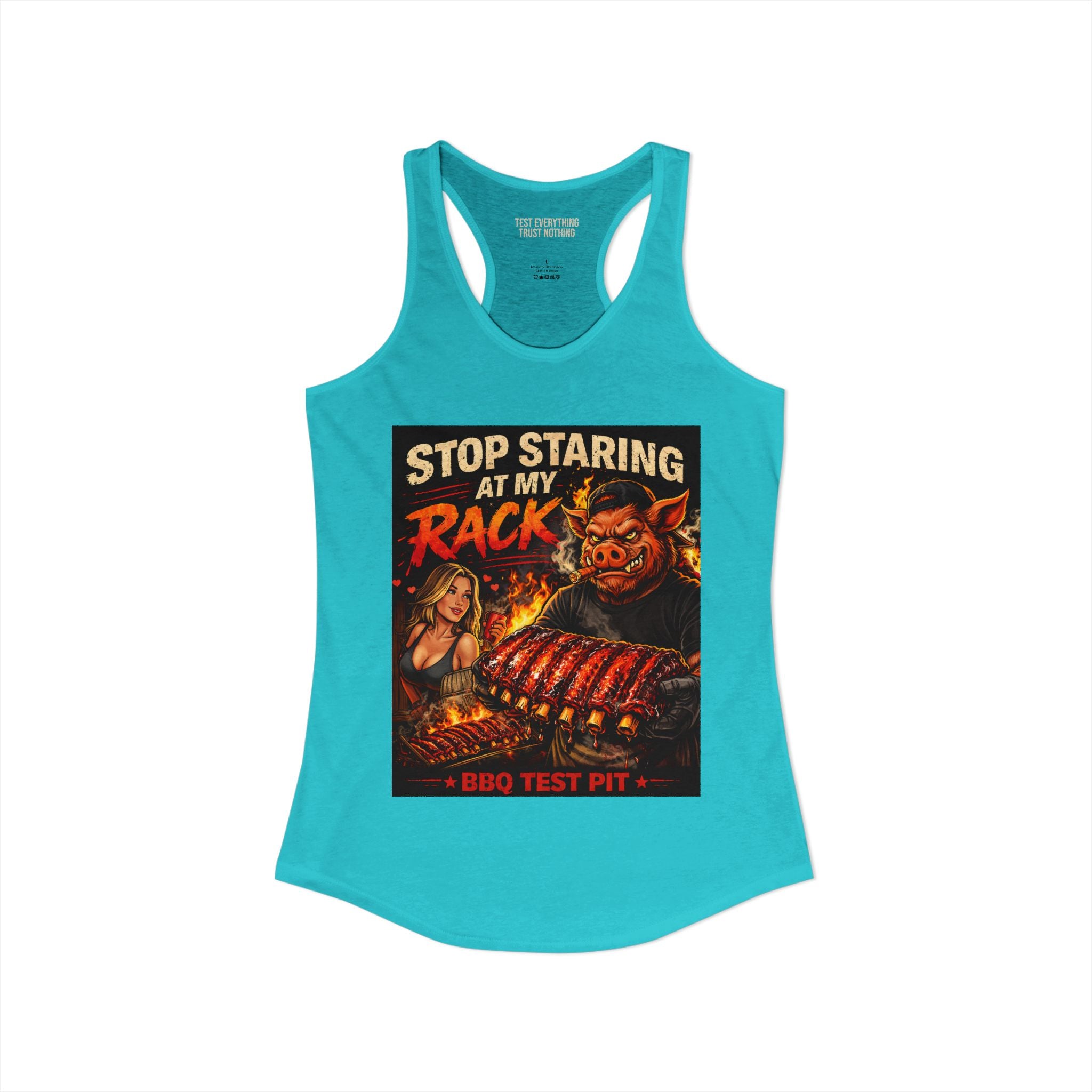 Stop Staring At My Rack Women's Tank
