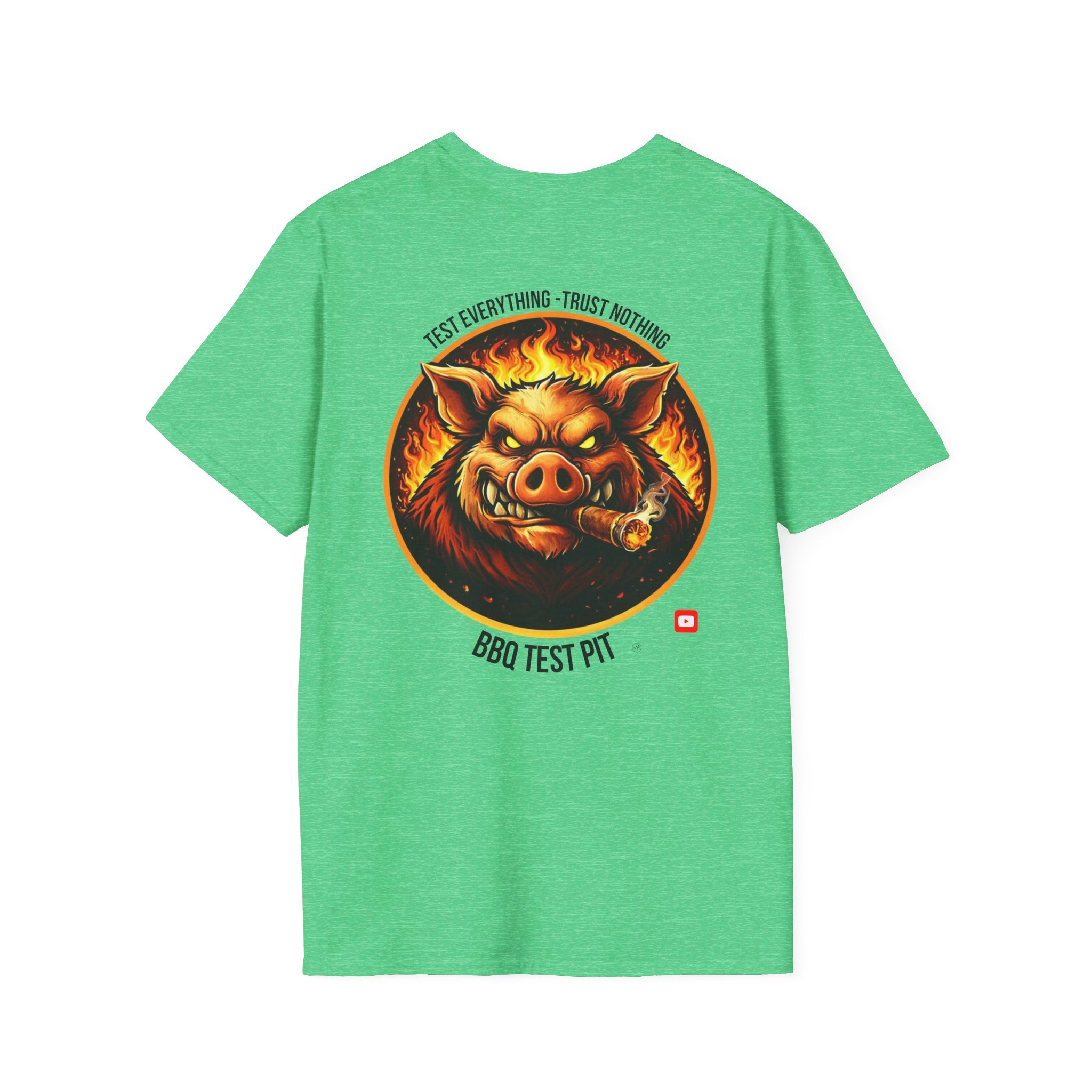 BBQ Test Pit Logo Tee — Premium Soft