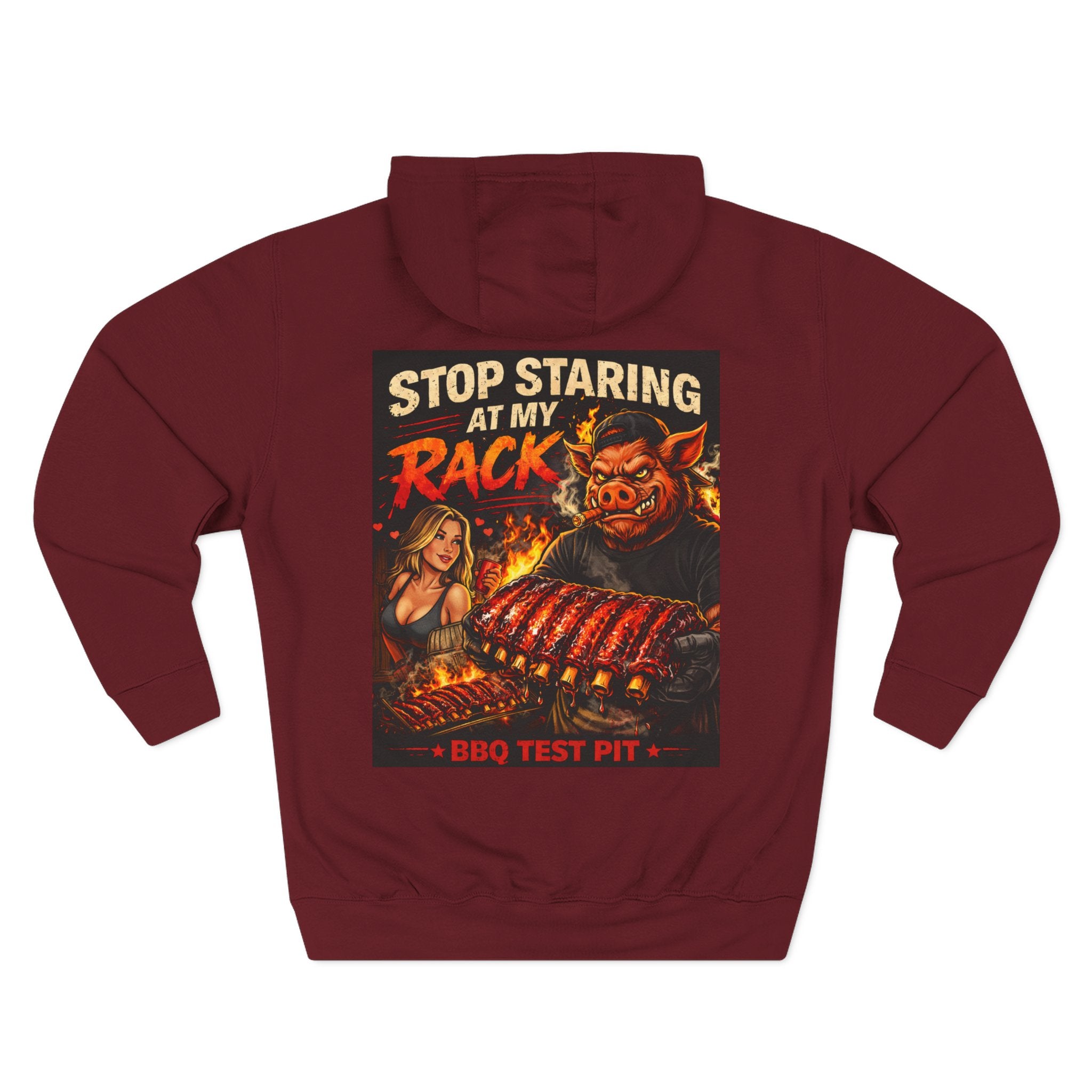 Stop Staring At My Rack Hoodie