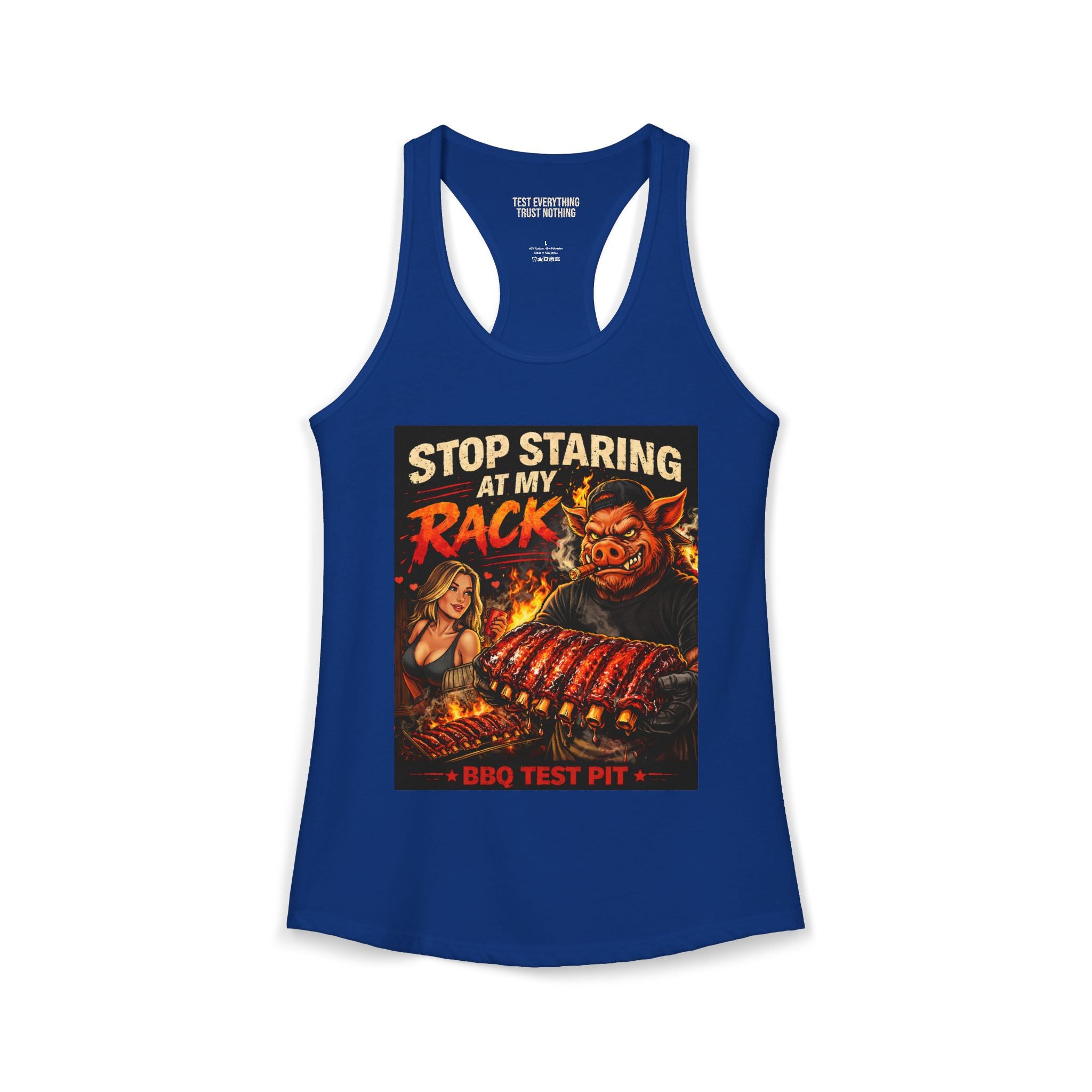 Stop Staring At My Rack Women's Tank