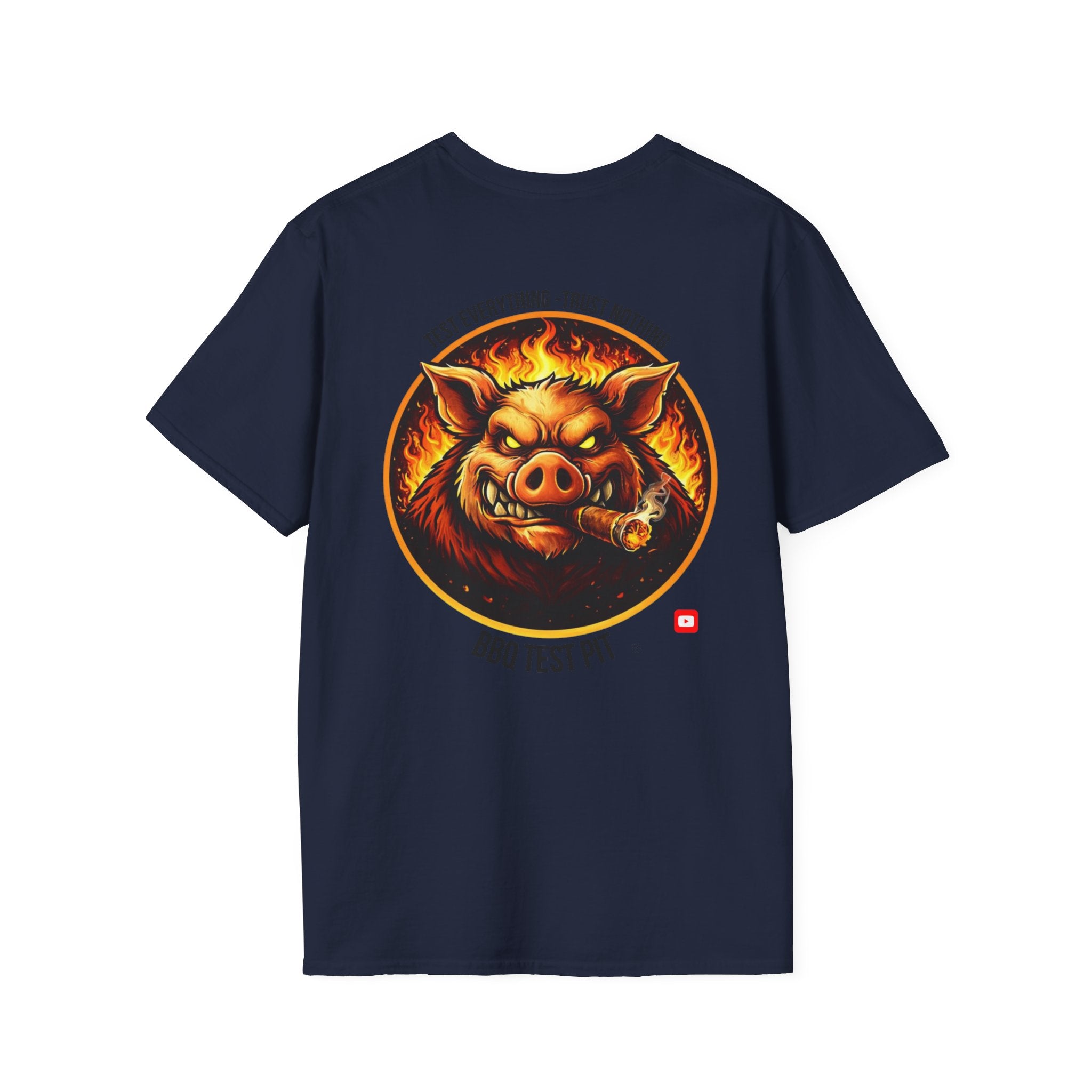 BBQ Test Pit Logo Tee — Premium Soft