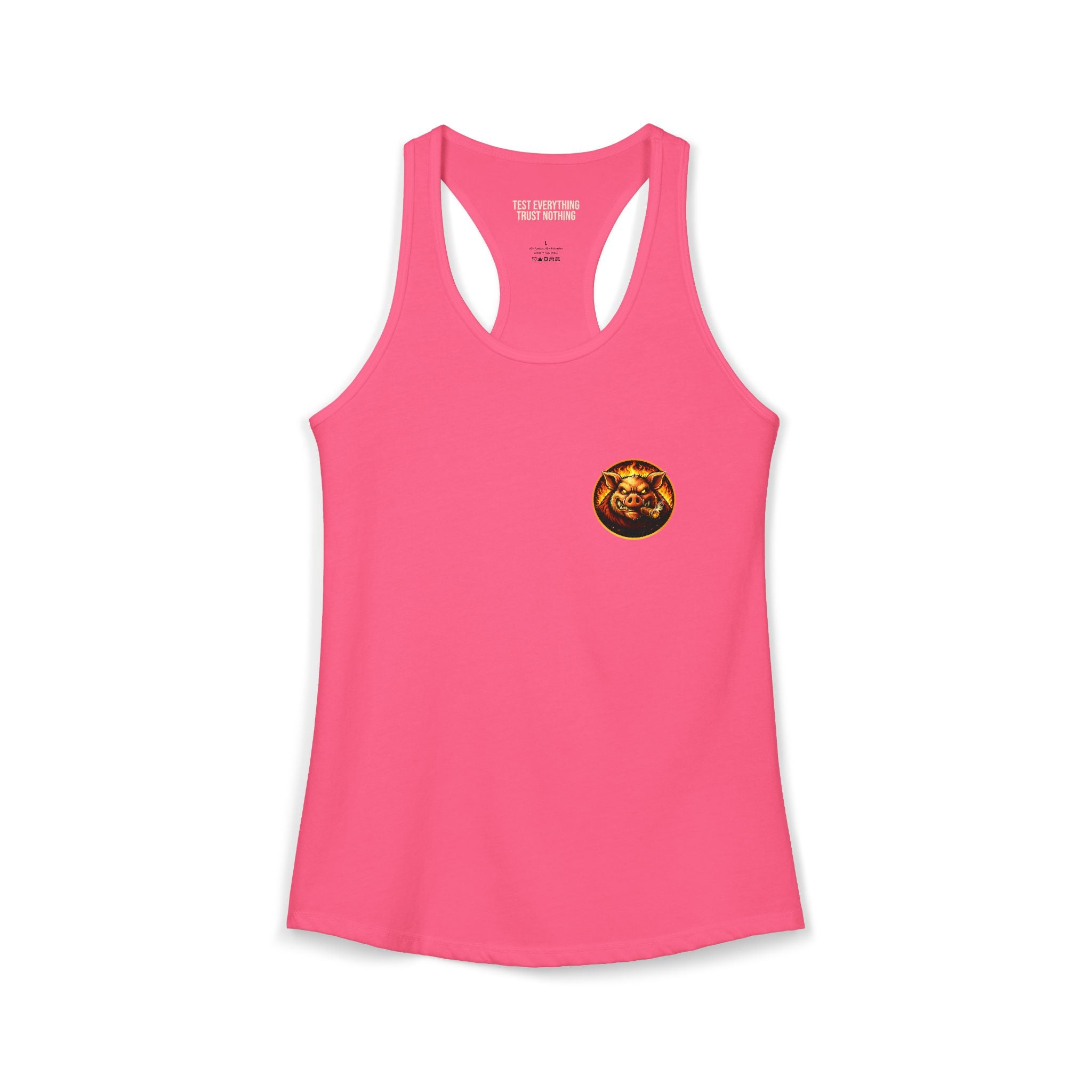 BBQ Test Pit Logo Women's Tank