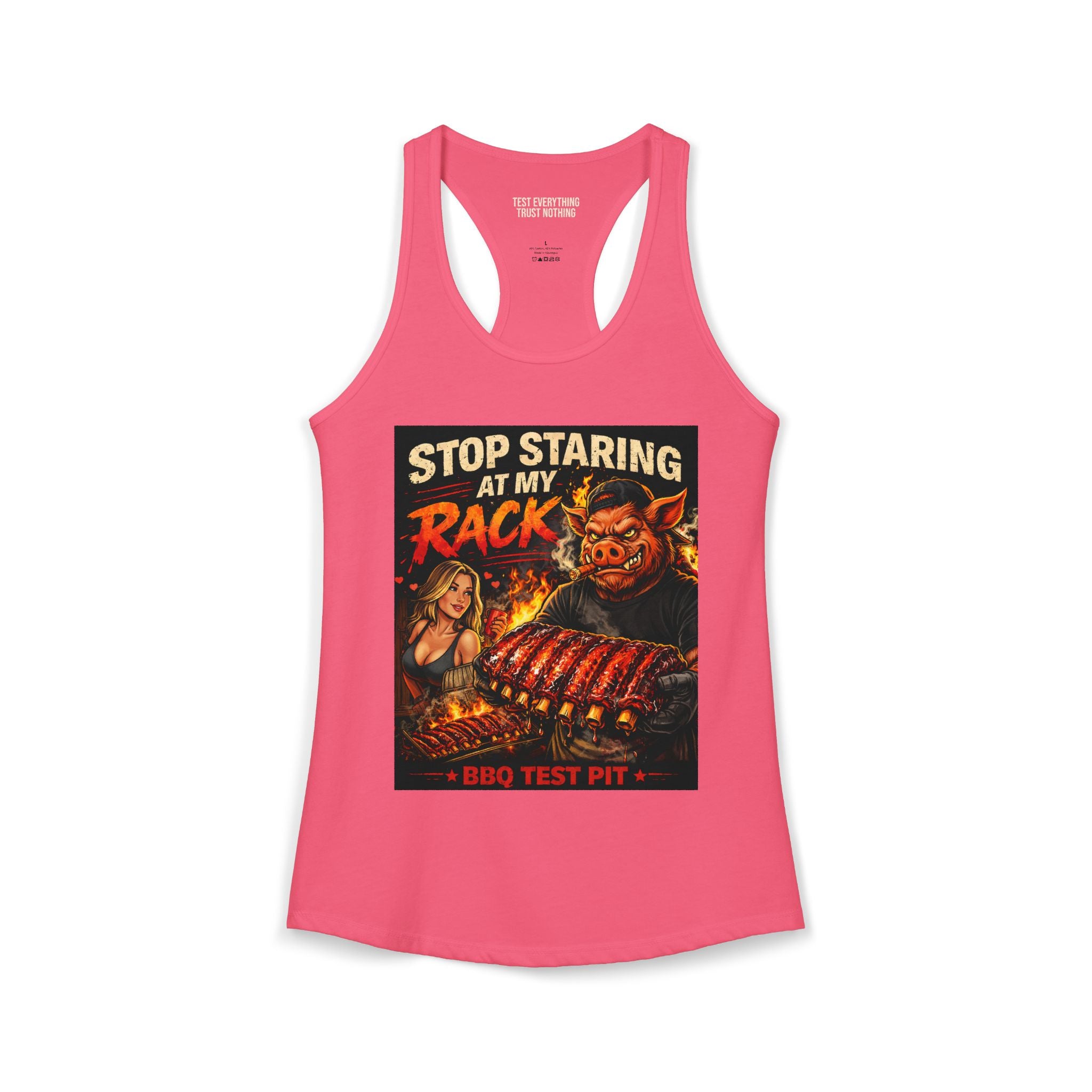 Stop Staring At My Rack Women's Tank