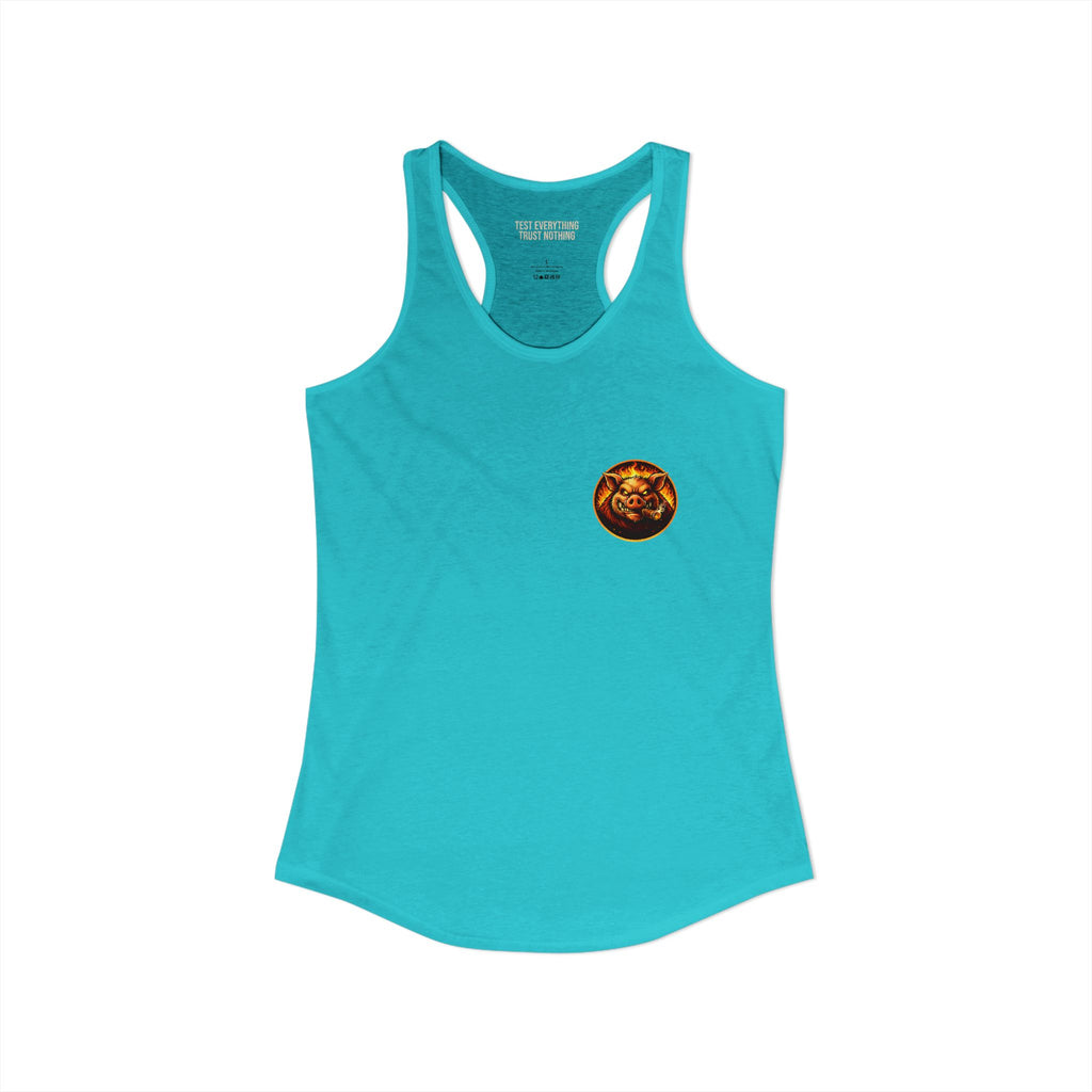 BBQ Test Pit Logo Women's Tank