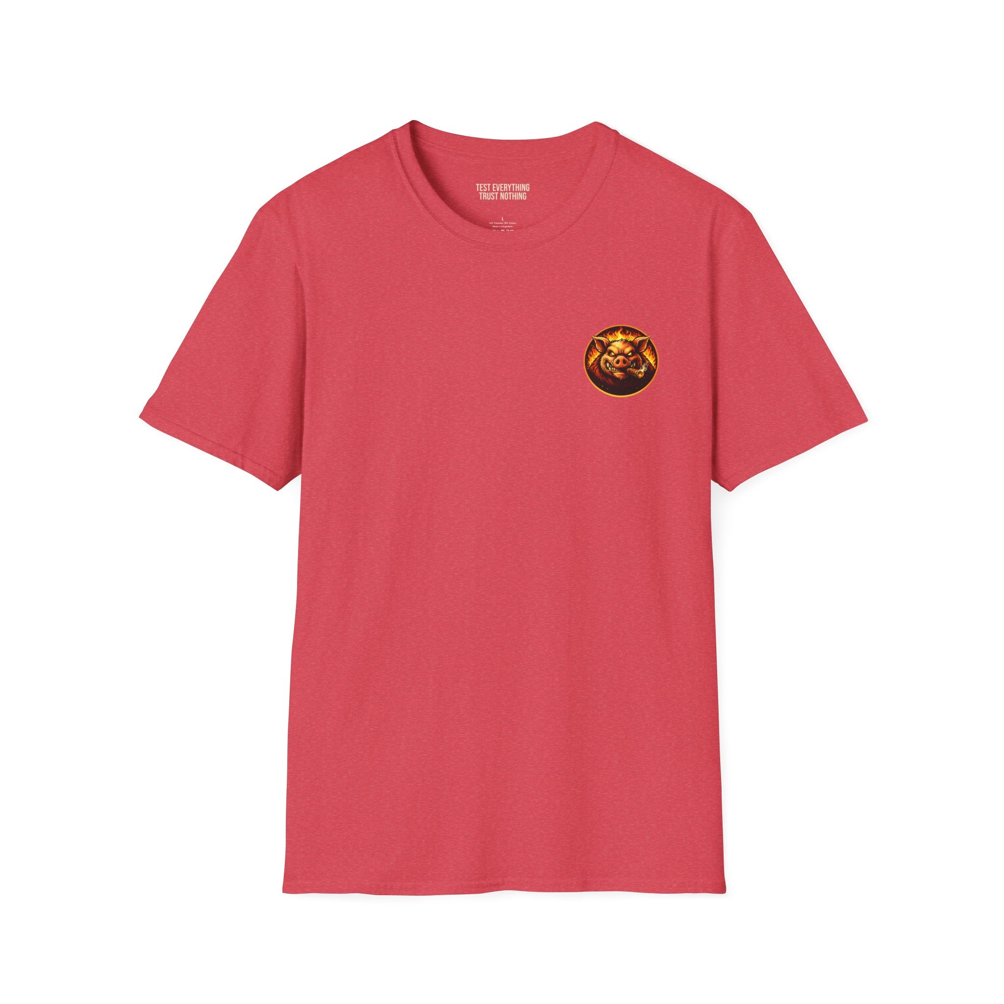 BBQ Test Pit Logo Tee — Premium Soft