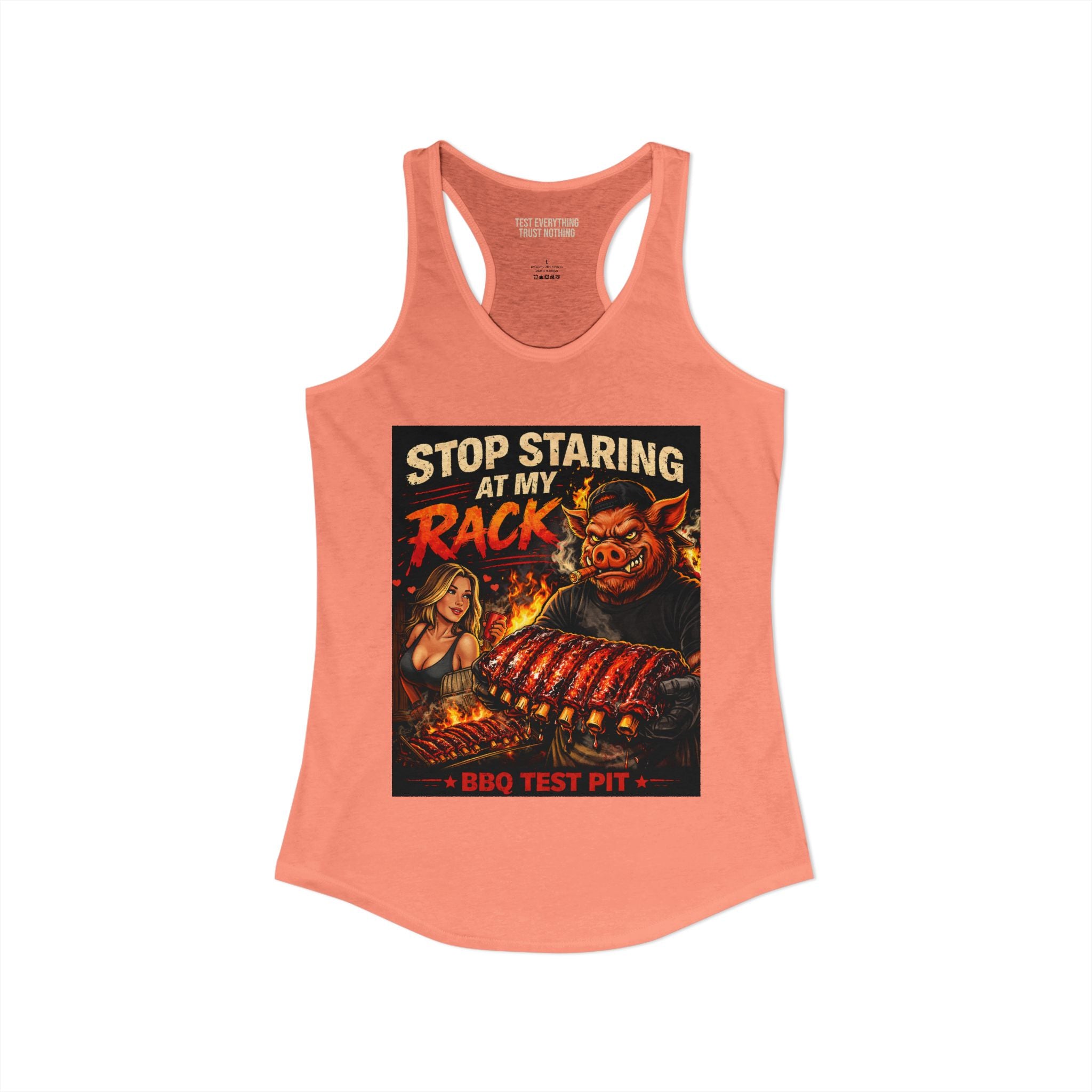 Stop Staring At My Rack Women's Tank