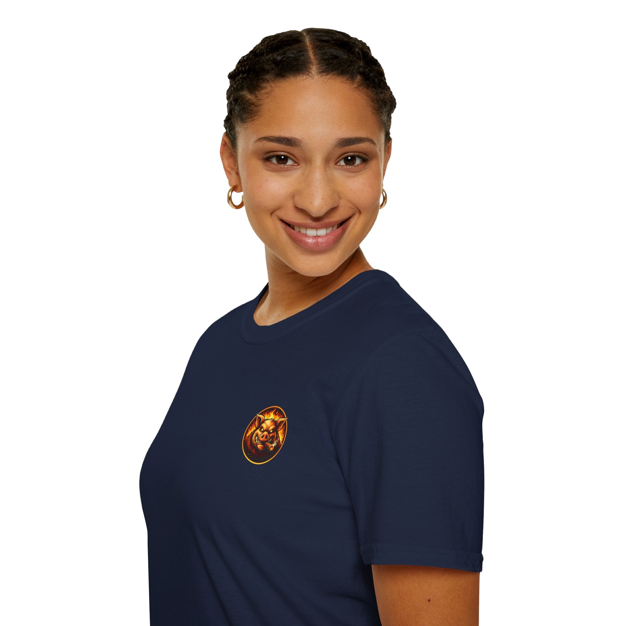 BBQ Test Pit Logo Tee — Premium Soft