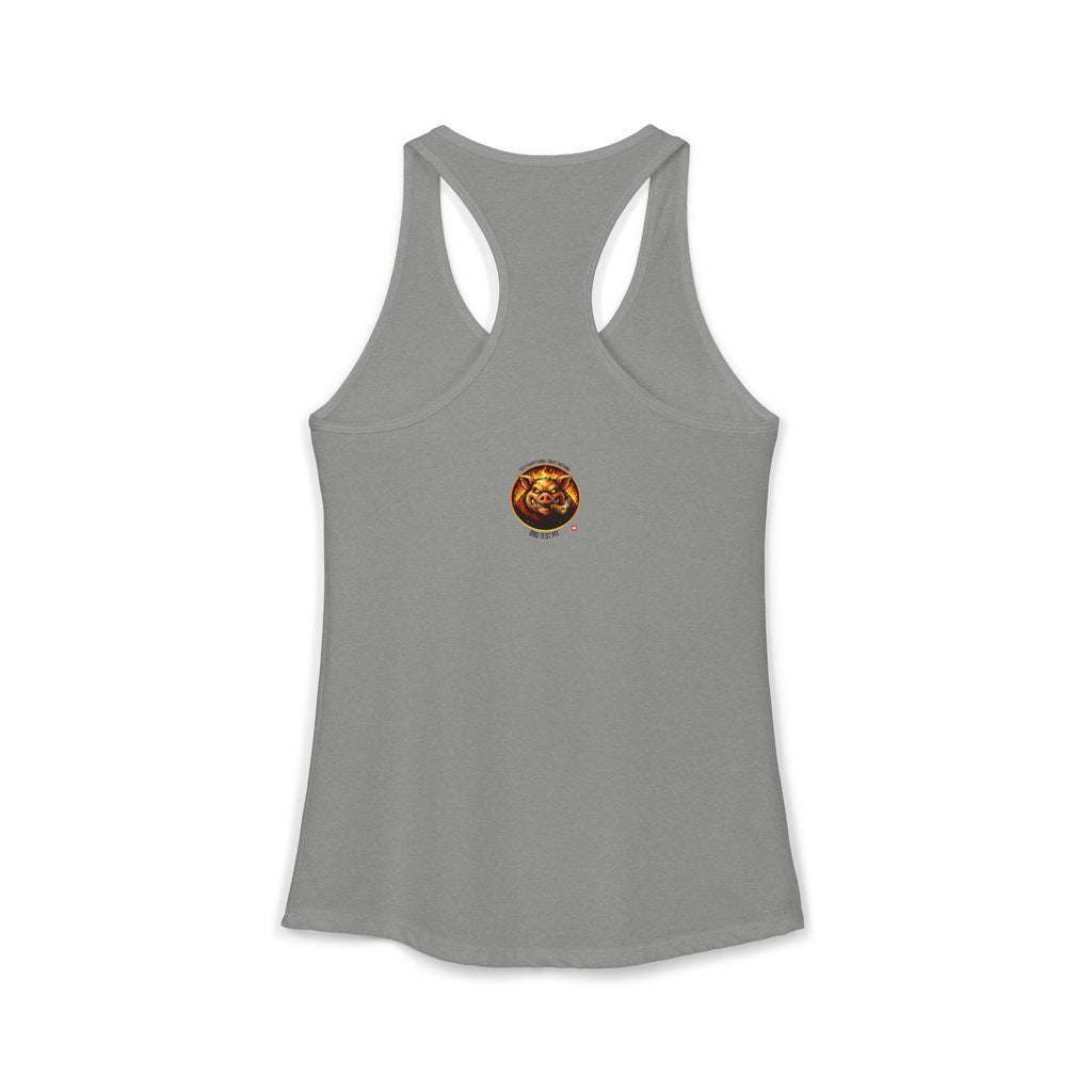 BBQ Test Pit Logo Women's Tank