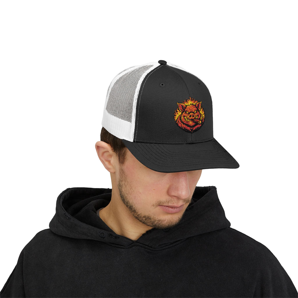 BBQ Test Pit Trucker Hat