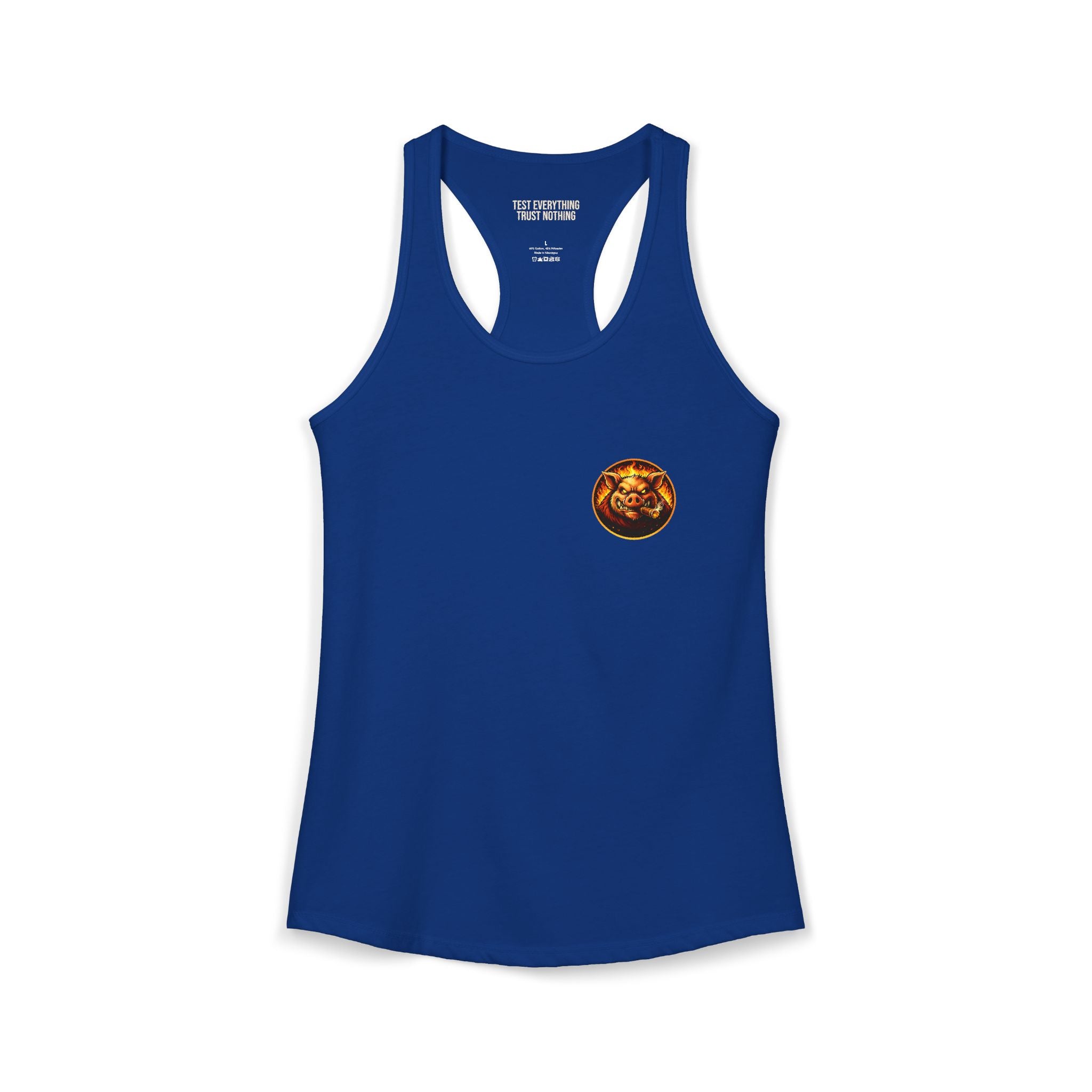 BBQ Test Pit Logo Women's Tank