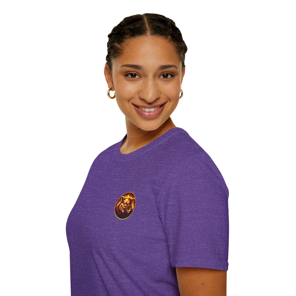 BBQ Test Pit Logo Tee — Premium Soft