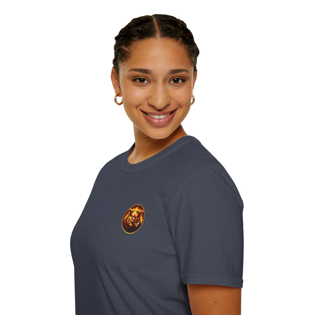 BBQ Test Pit Logo Tee — Premium Soft