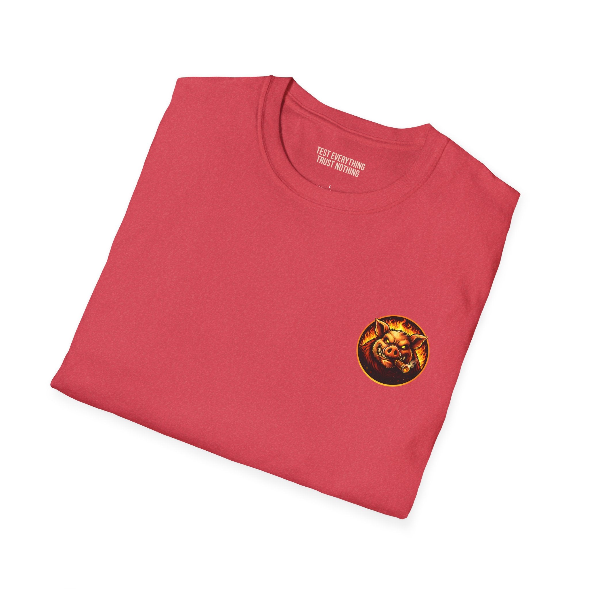 BBQ Test Pit Logo Tee — Premium Soft