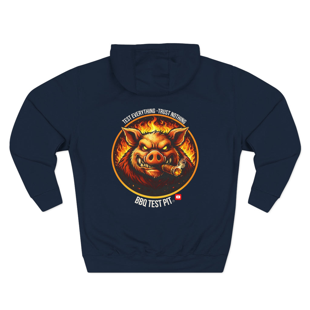 BBQ Test Pit Logo Hoodie