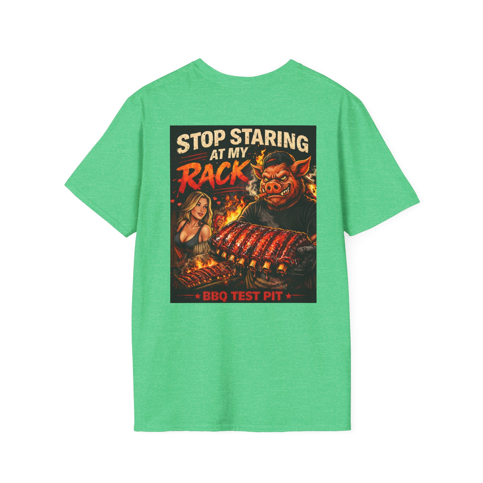 Stop Staring At My Rack Tee — Premium Soft