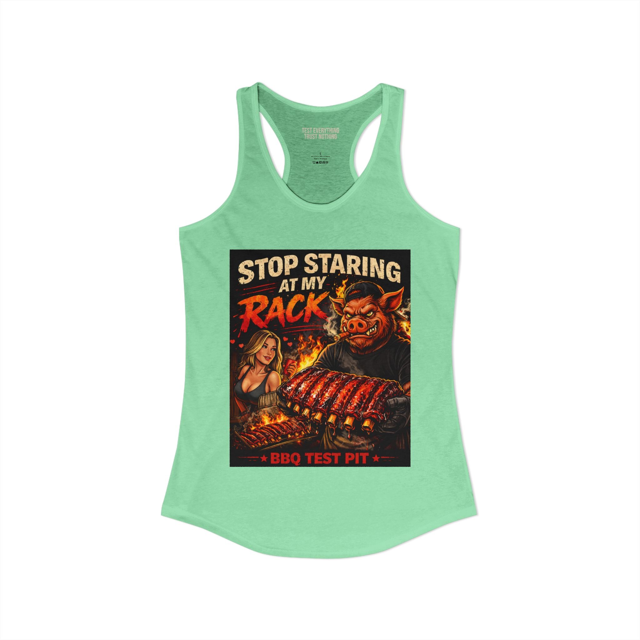 Stop Staring At My Rack Women's Tank
