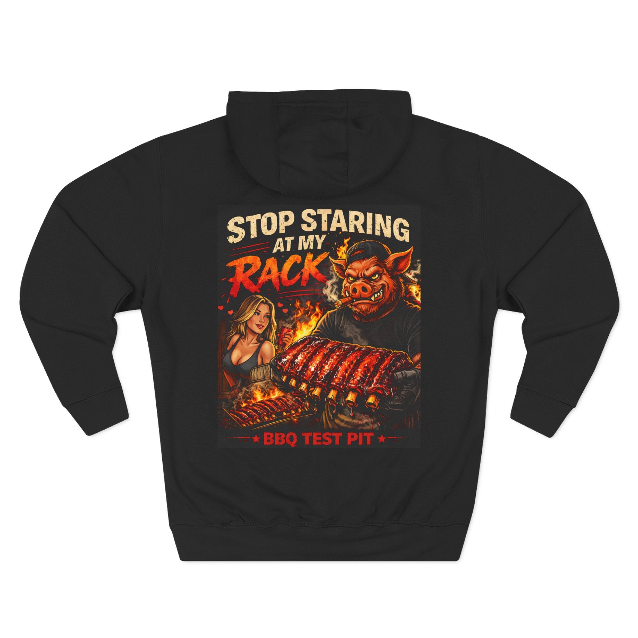 Stop Staring At My Rack Hoodie