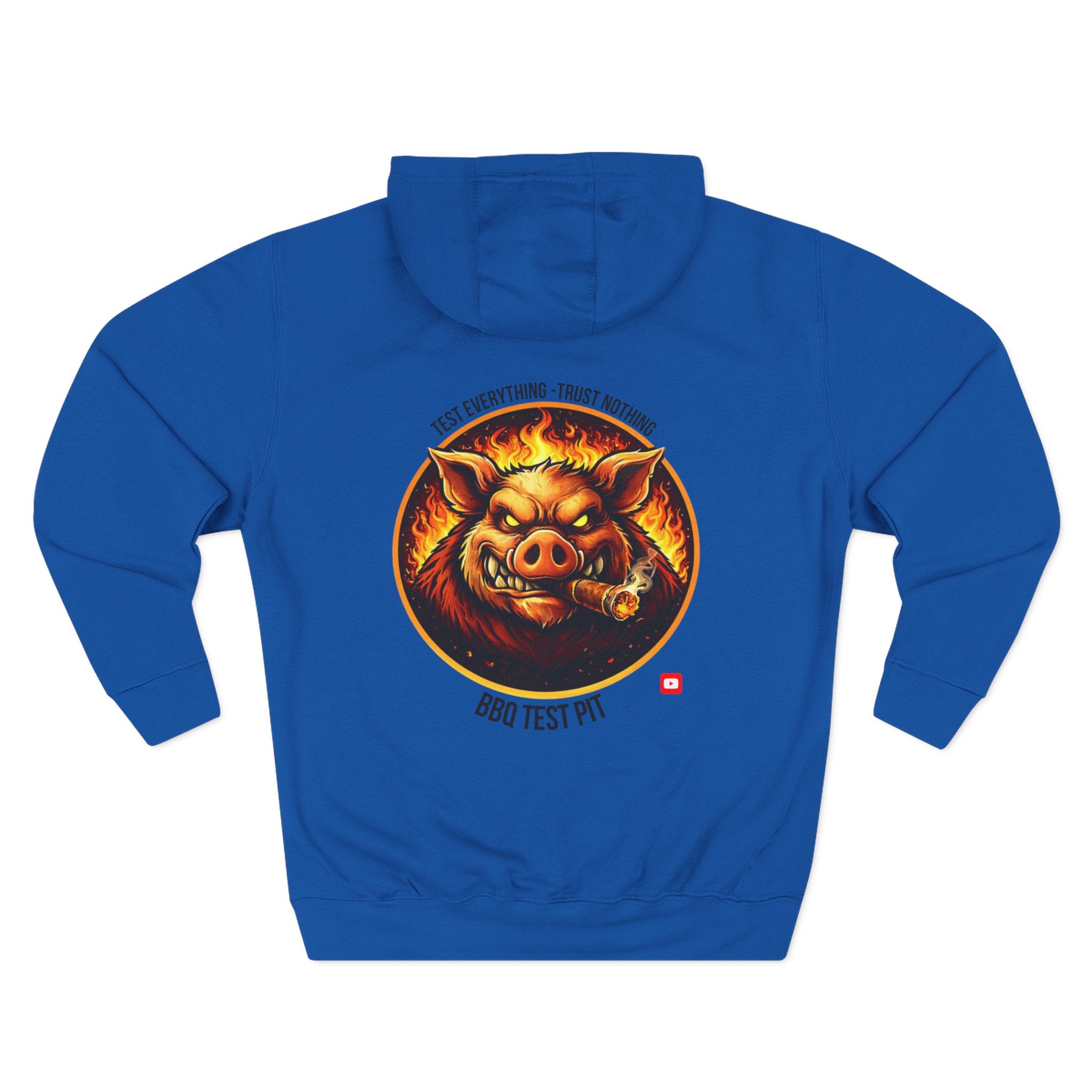 BBQ Test Pit Logo Hoodie