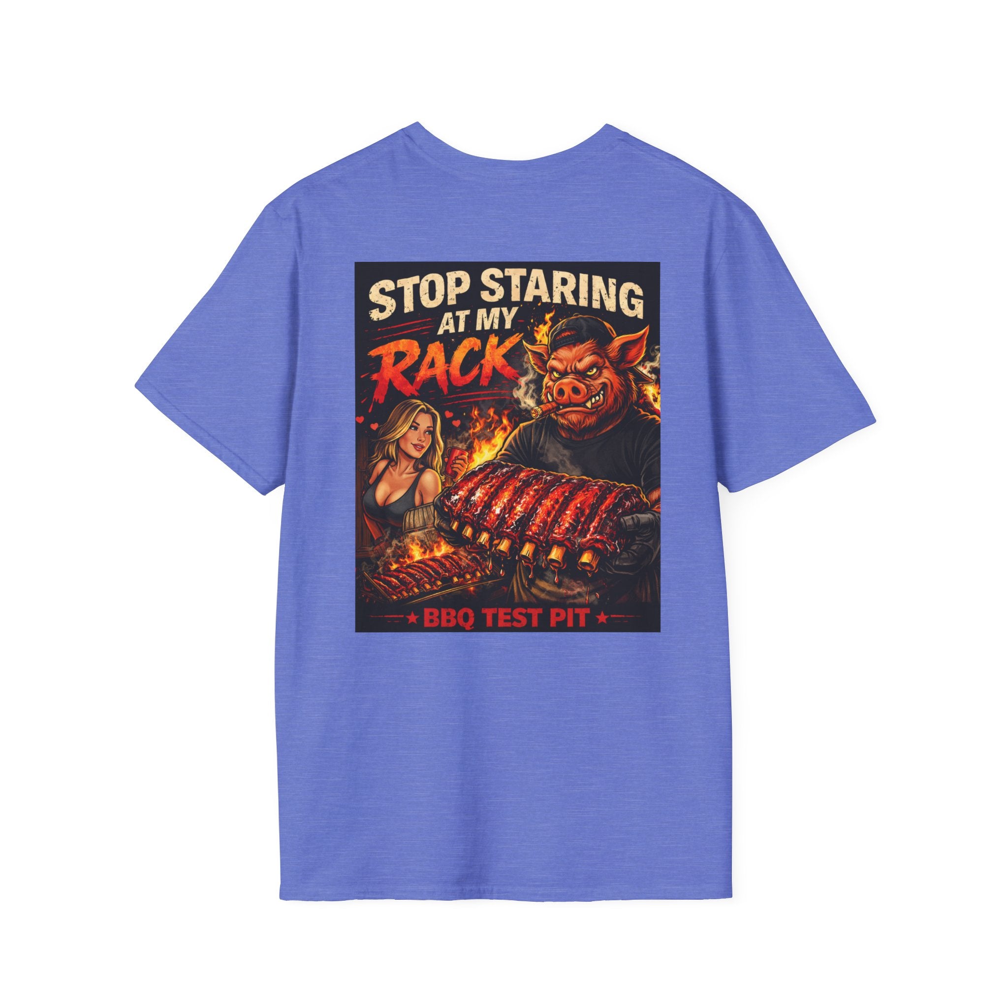 Stop Staring At My Rack Tee — Premium Soft