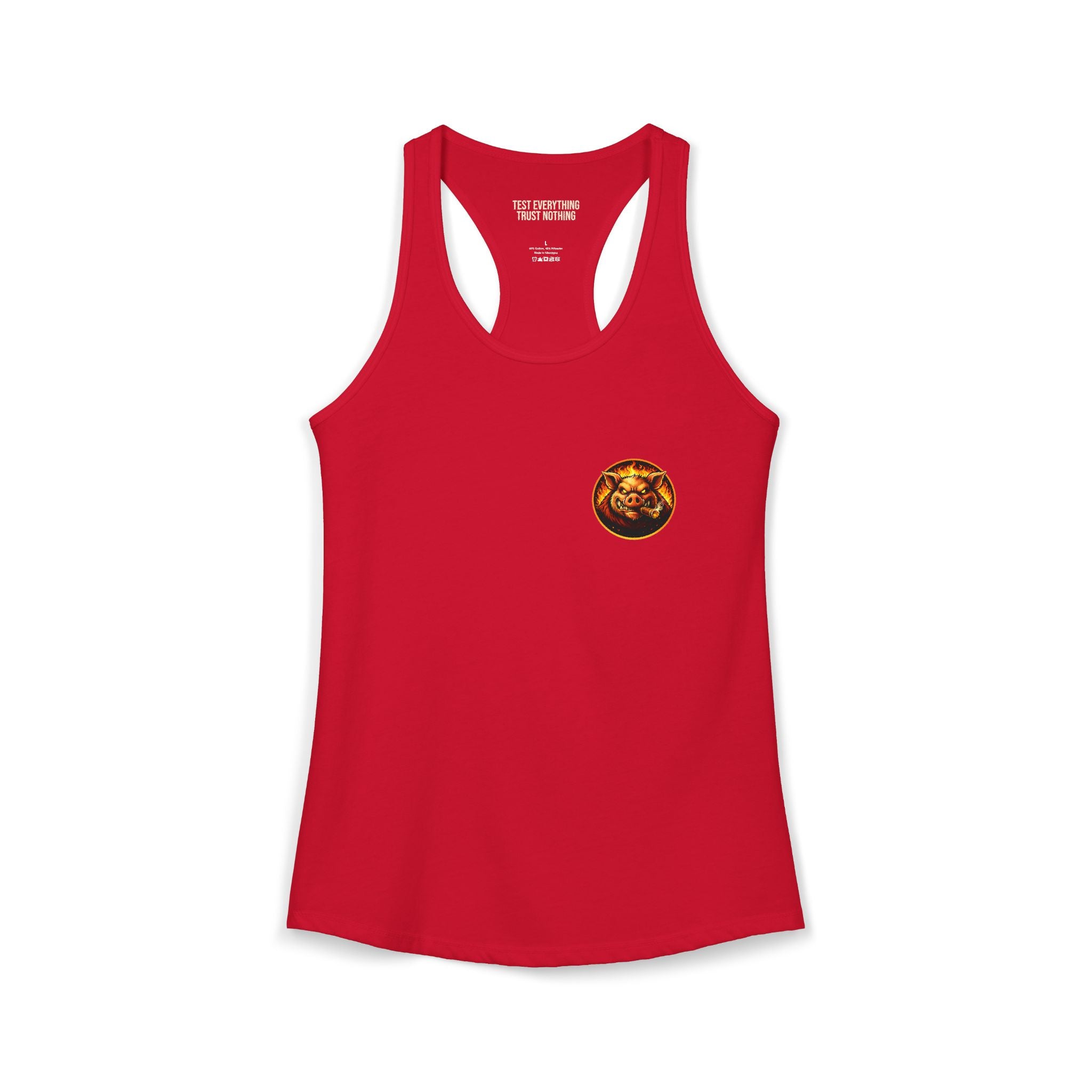 BBQ Test Pit Logo Women's Tank
