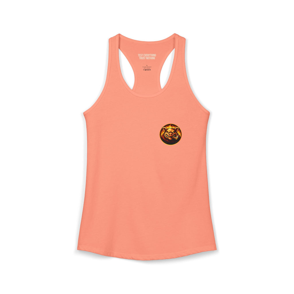 BBQ Test Pit Logo Women's Tank