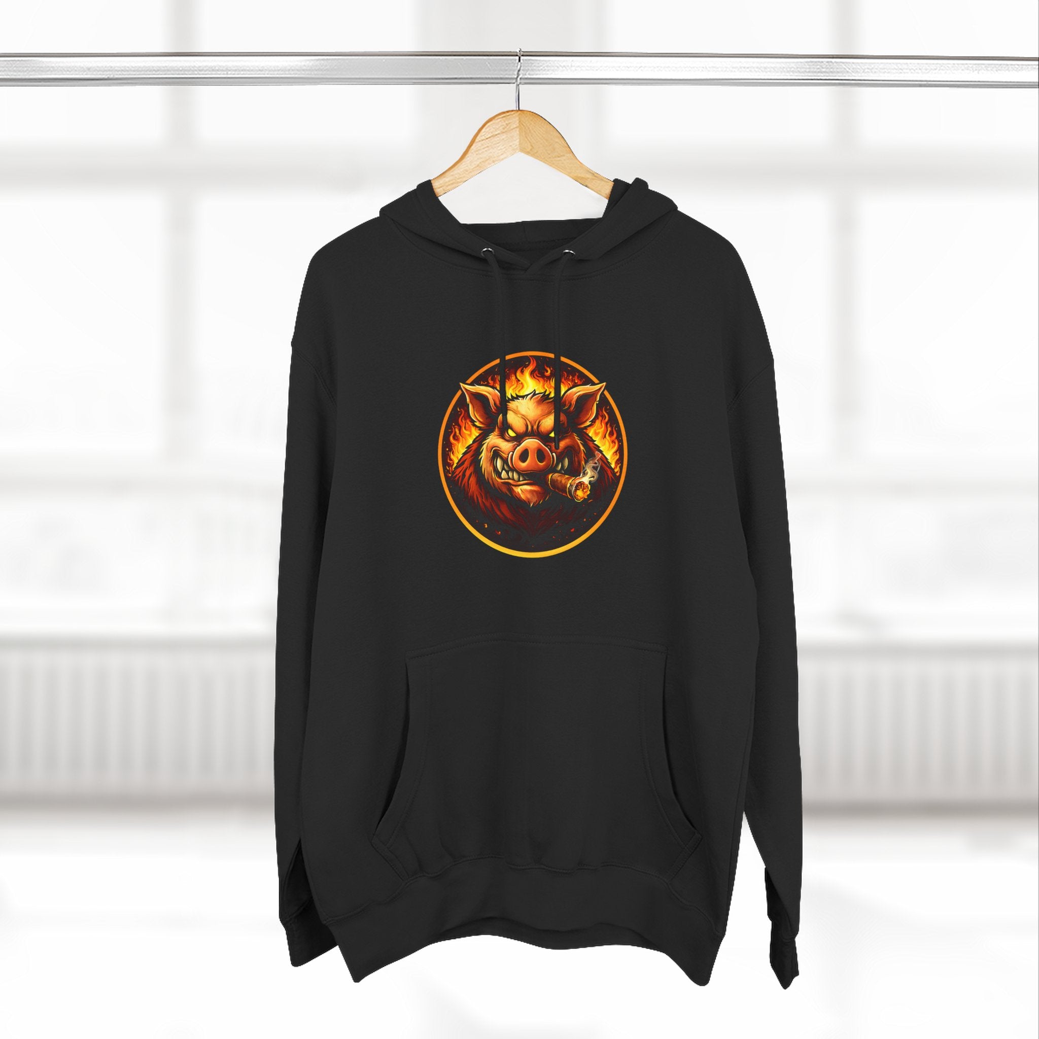 BBQ Test Pit Logo Hoodie