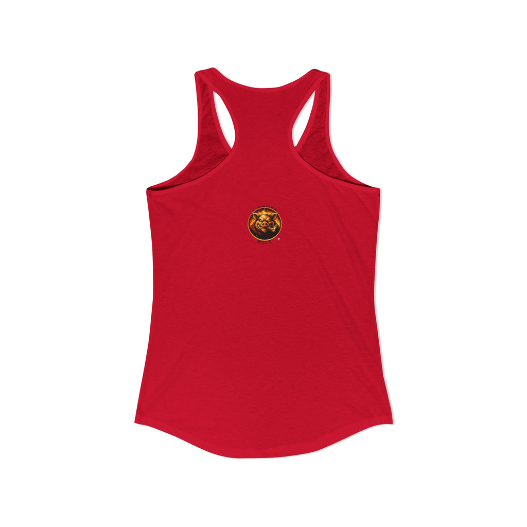 BBQ Test Pit Logo Women's Tank