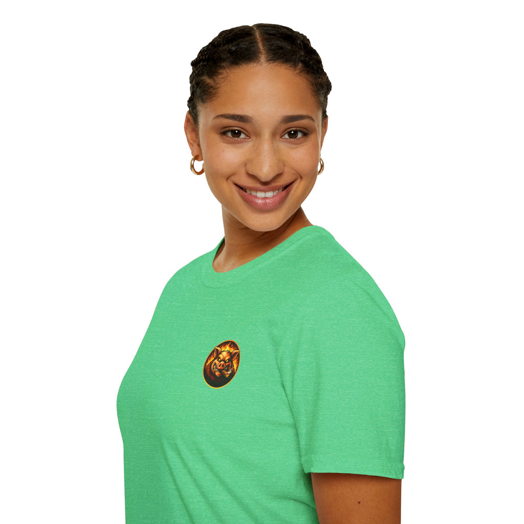 BBQ Test Pit Logo Tee — Premium Soft