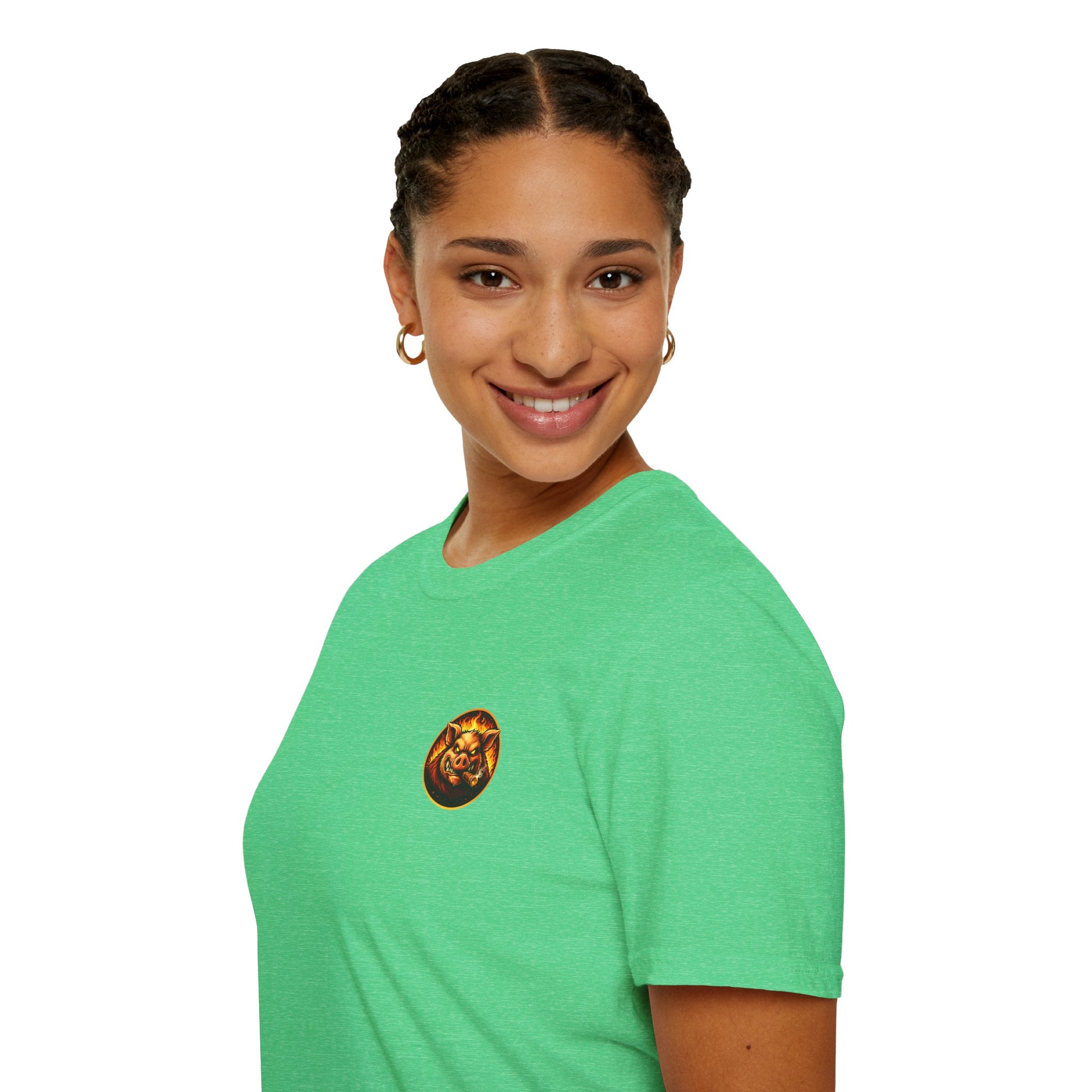 BBQ Test Pit Logo Tee — Premium Soft