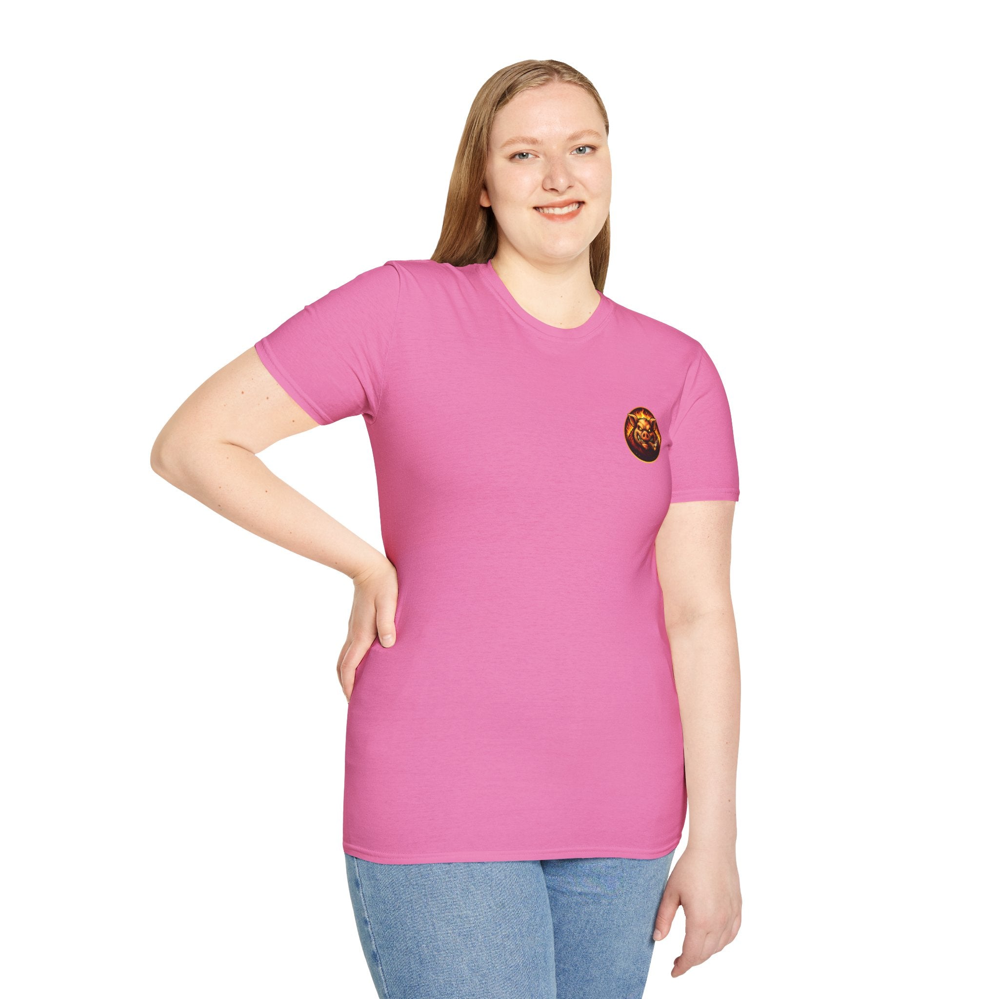 BBQ Test Pit Logo Tee — Premium Soft