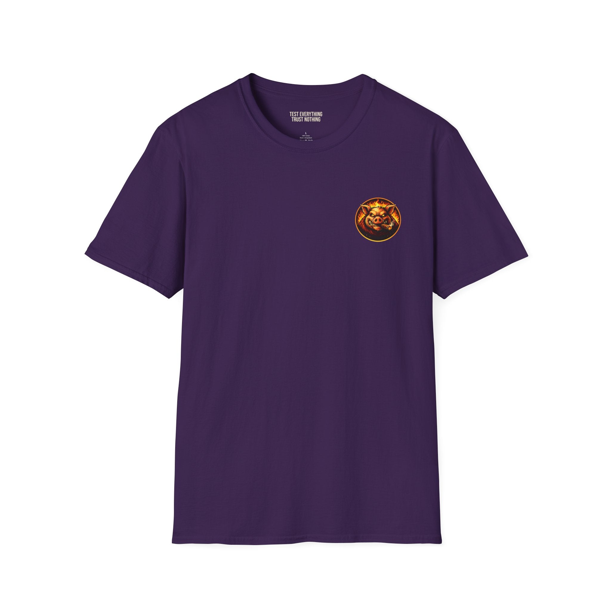 BBQ Test Pit Logo Tee — Premium Soft