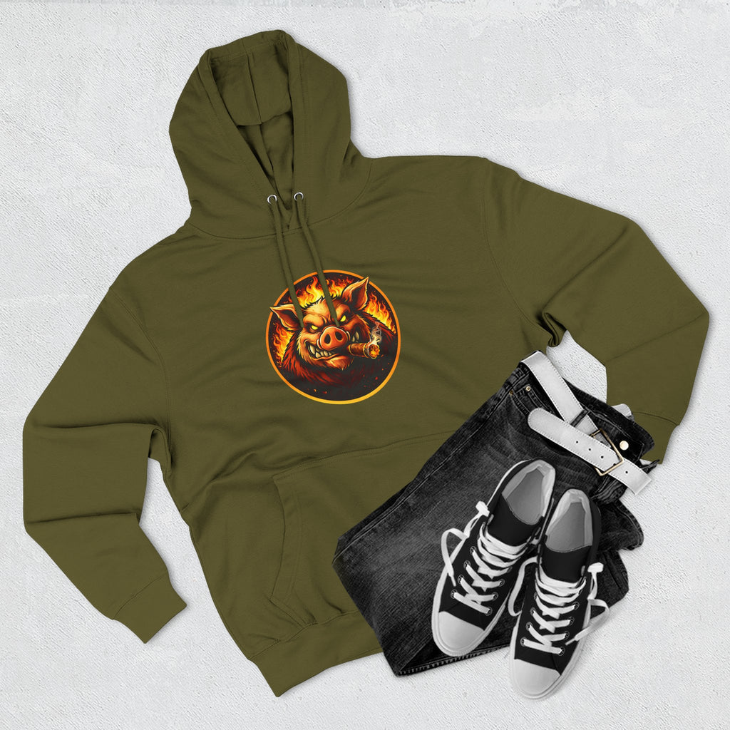 BBQ Test Pit Logo Hoodie