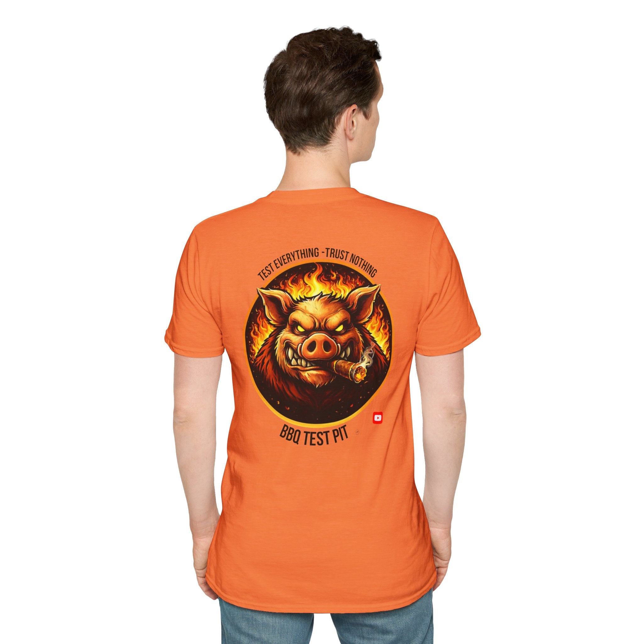 BBQ Test Pit Logo Tee — Premium Soft