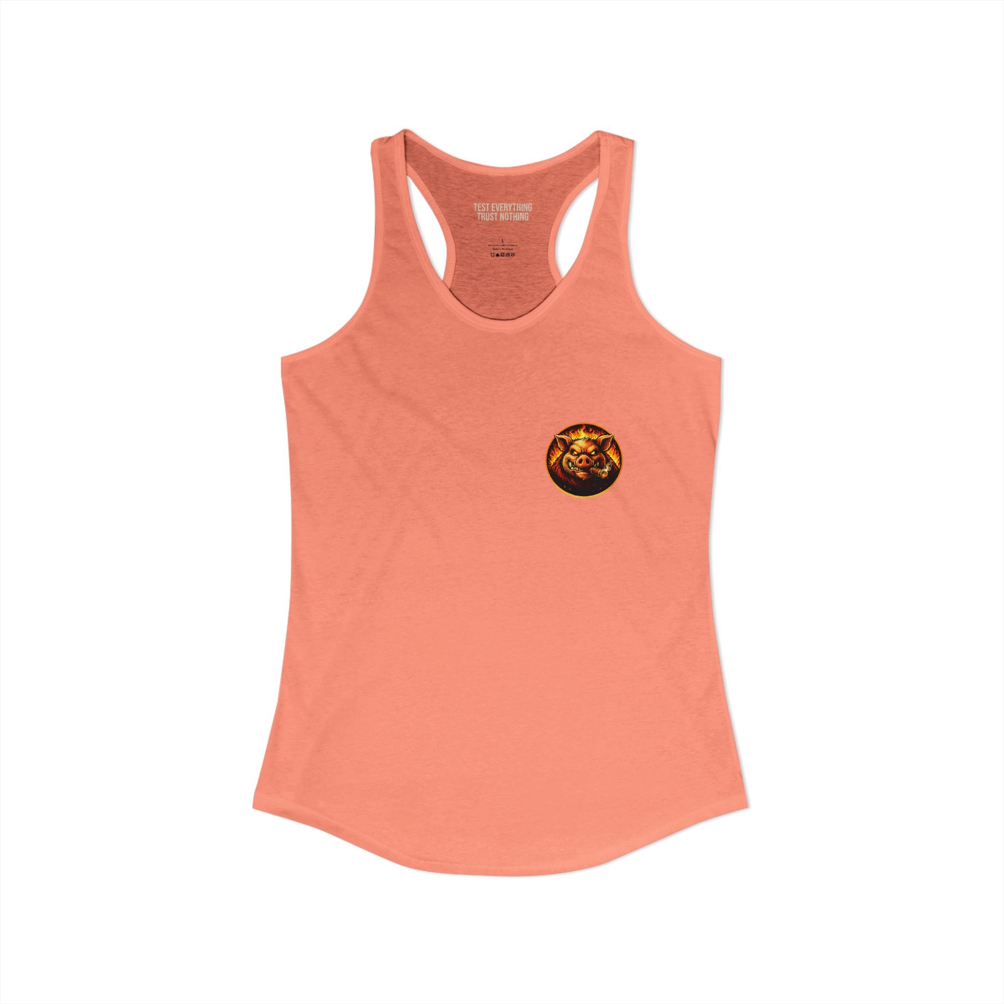 BBQ Test Pit Logo Women's Tank