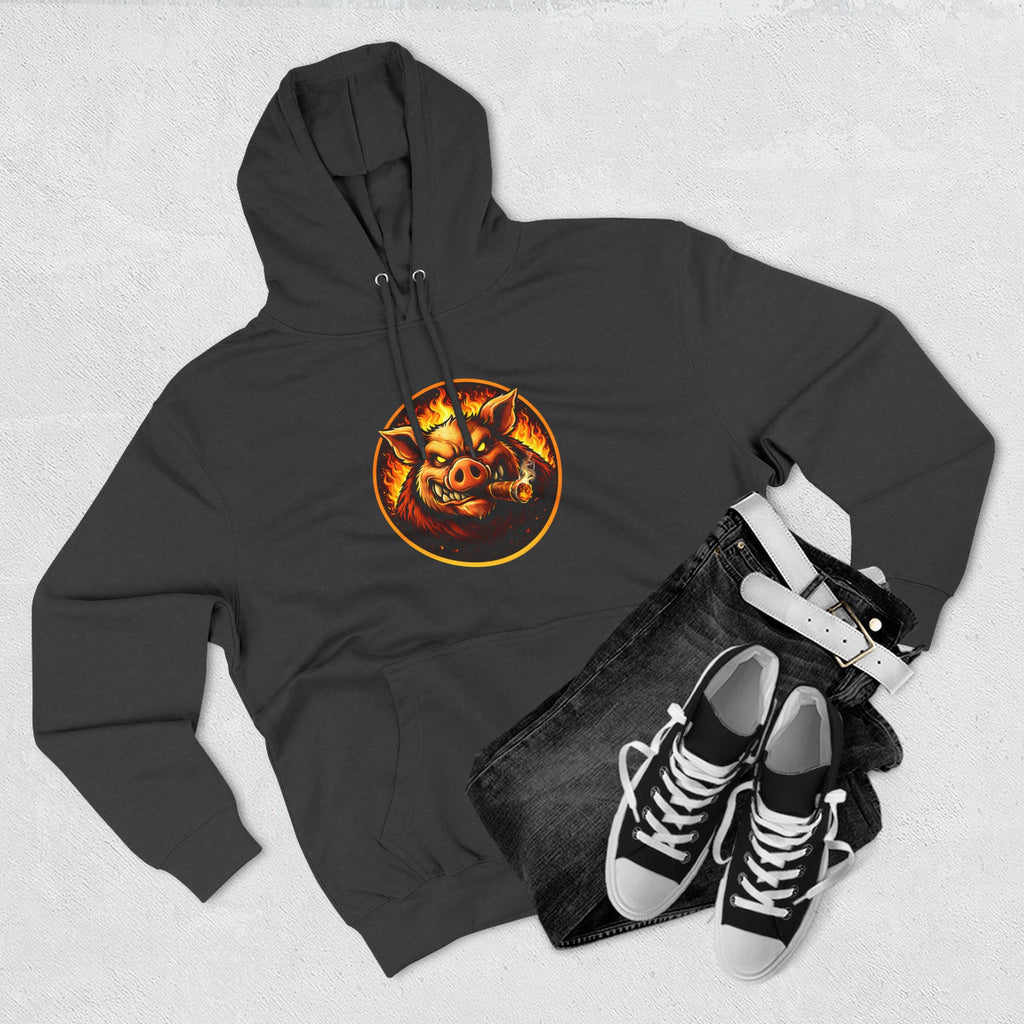 BBQ Test Pit Logo Hoodie