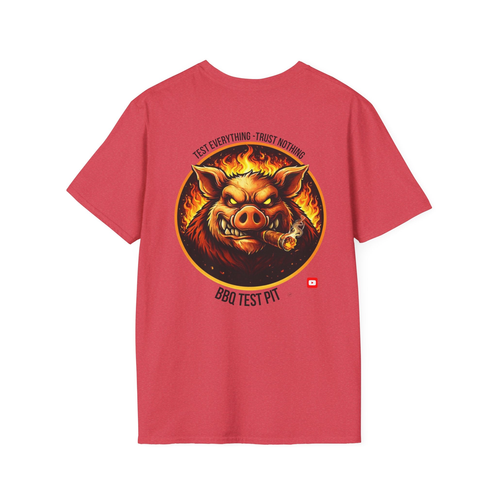 BBQ Test Pit Logo Tee — Premium Soft