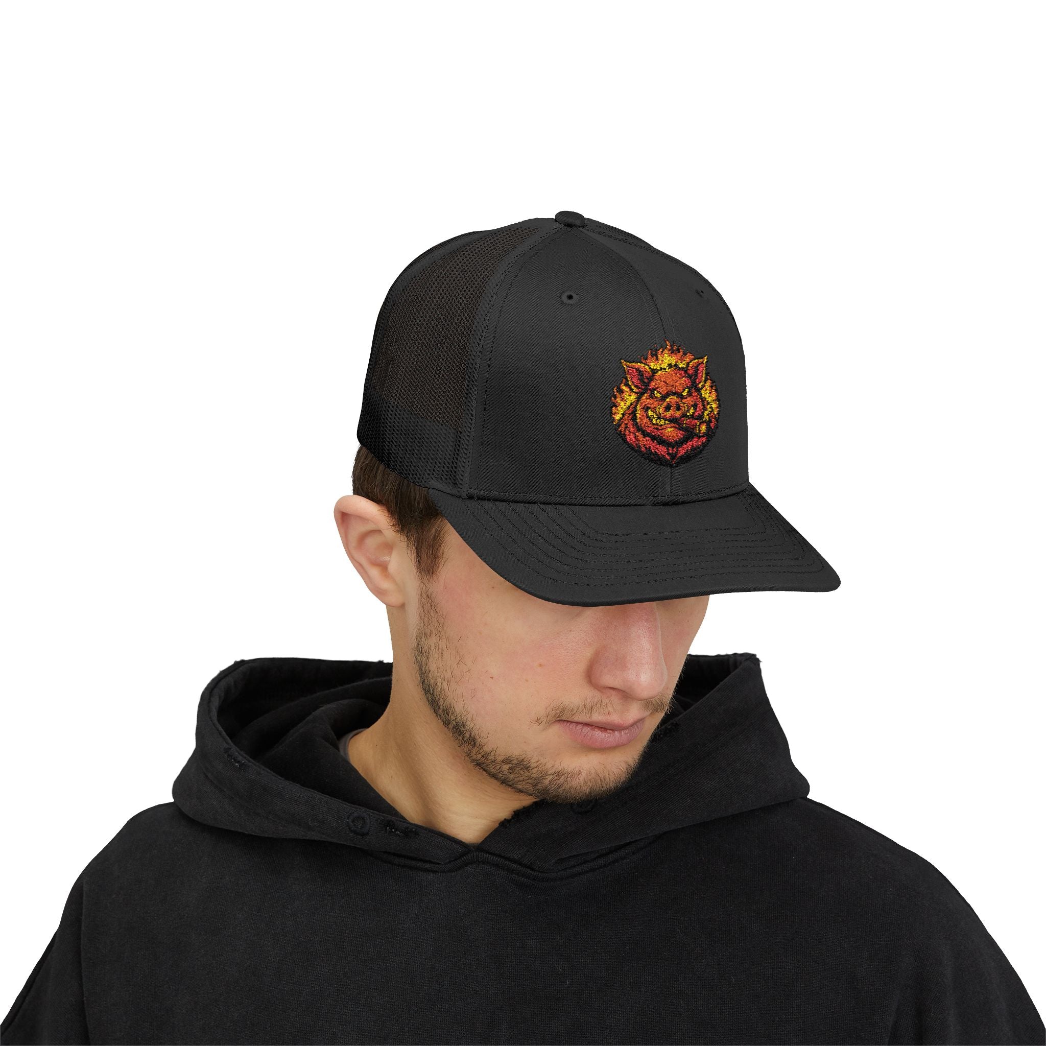 BBQ Test Pit Trucker Hat