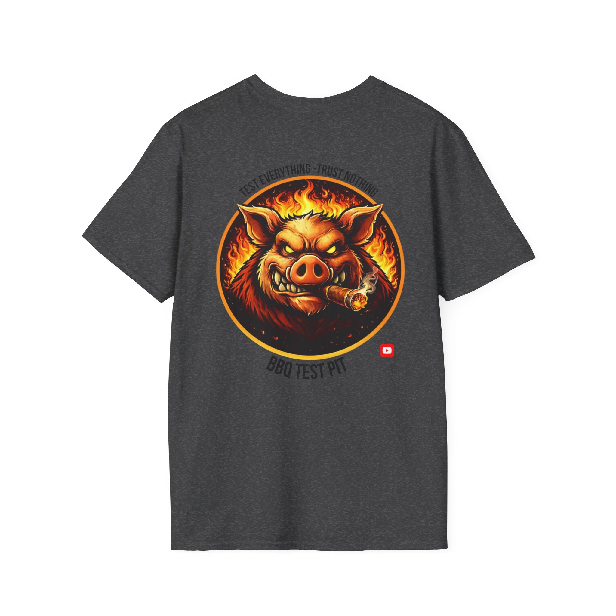 BBQ Test Pit Logo Tee — Premium Soft