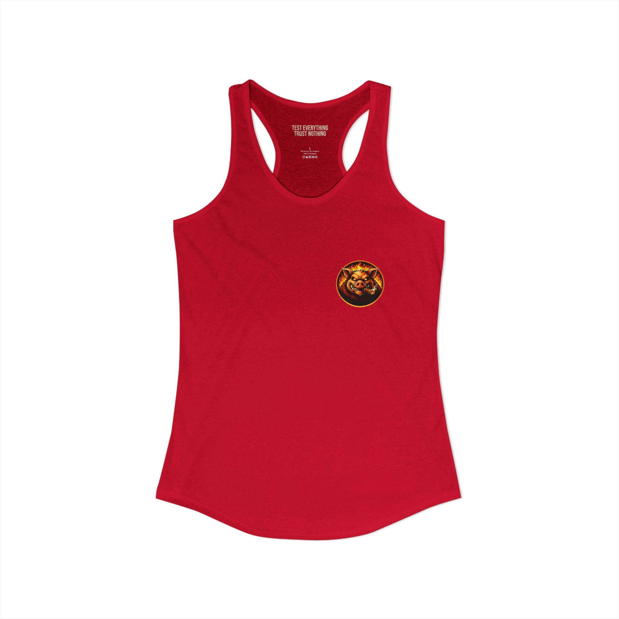 BBQ Test Pit Logo Women's Tank