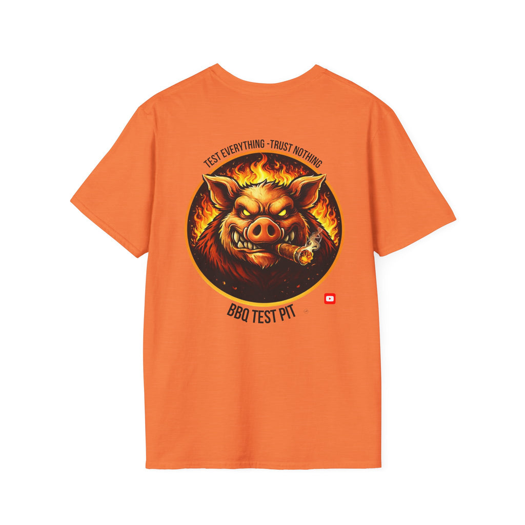 BBQ Test Pit Logo Tee — Premium Soft