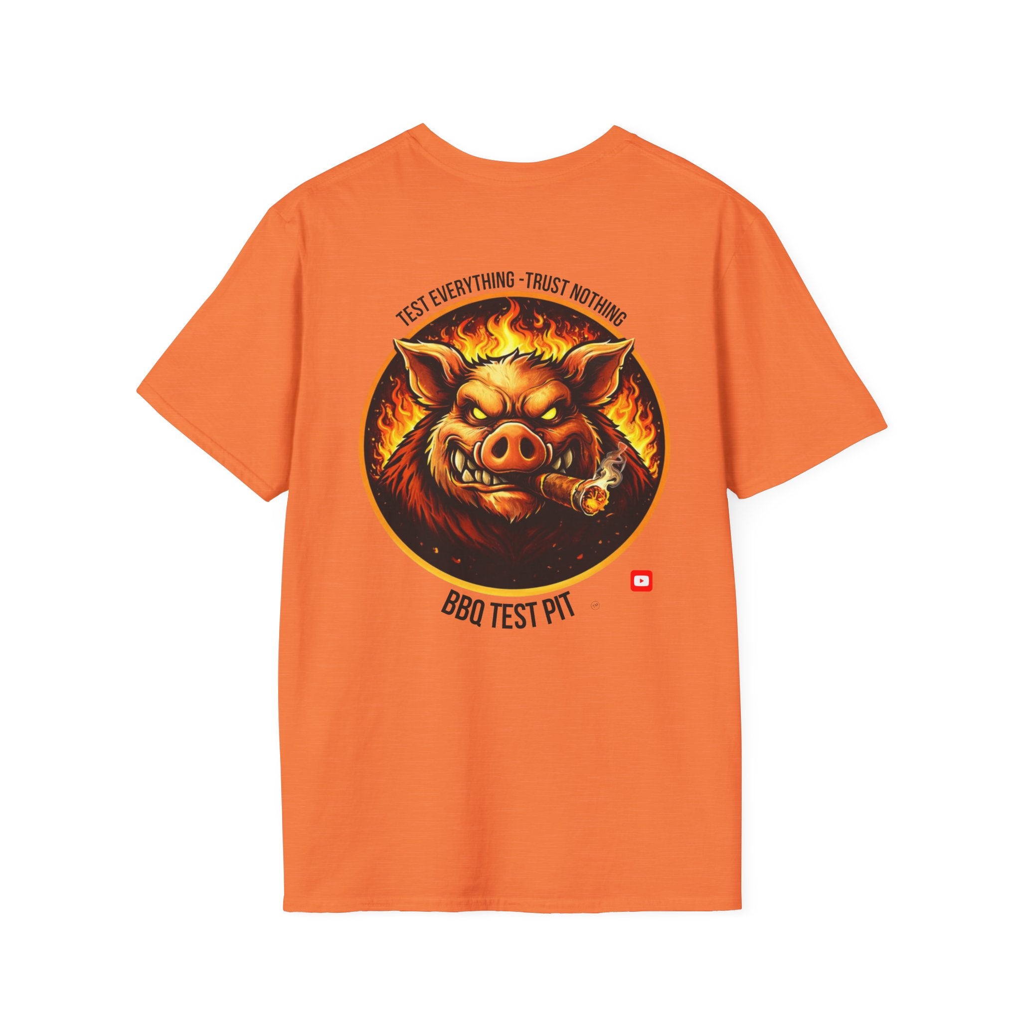 BBQ Test Pit Logo Tee — Premium Soft