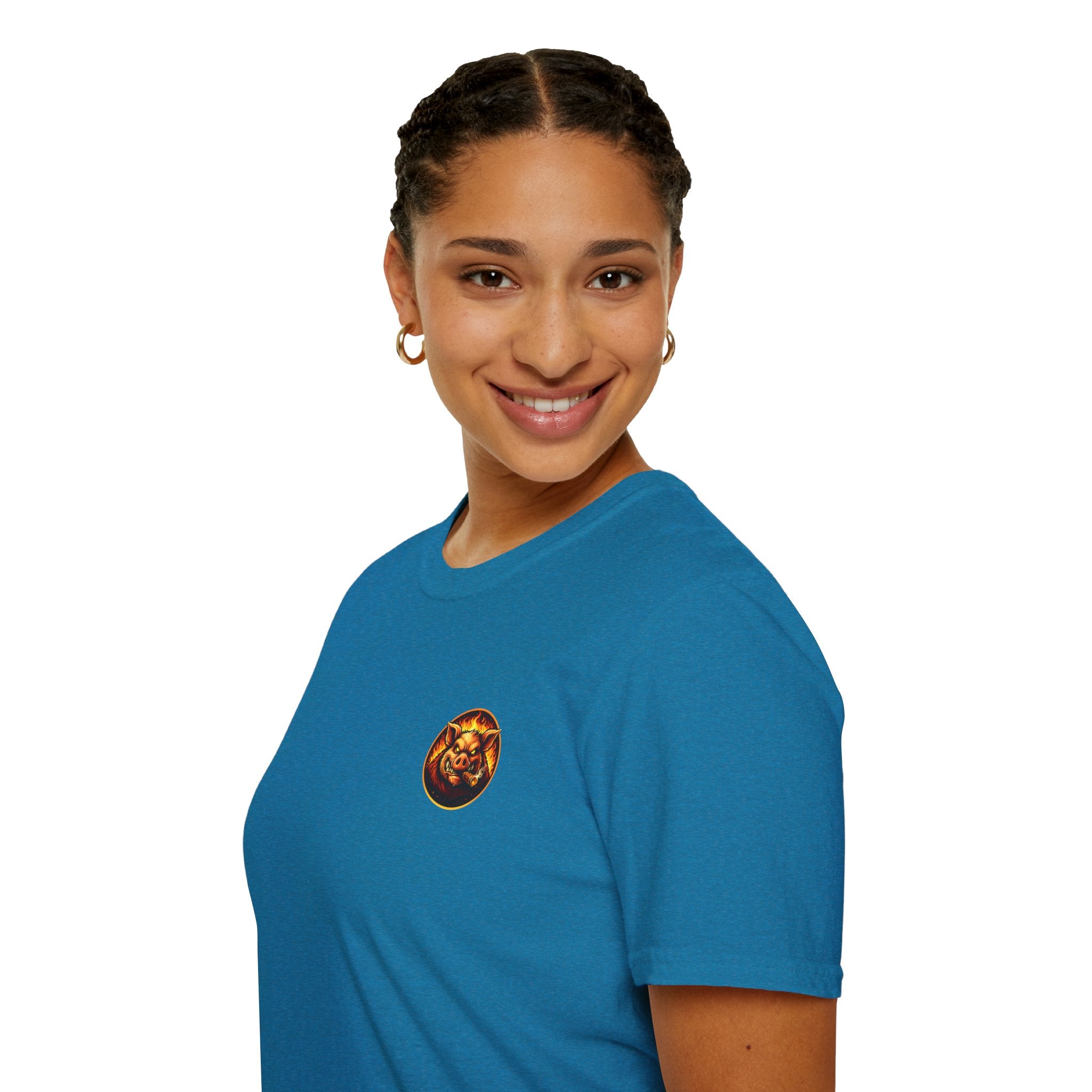 BBQ Test Pit Logo Tee — Premium Soft