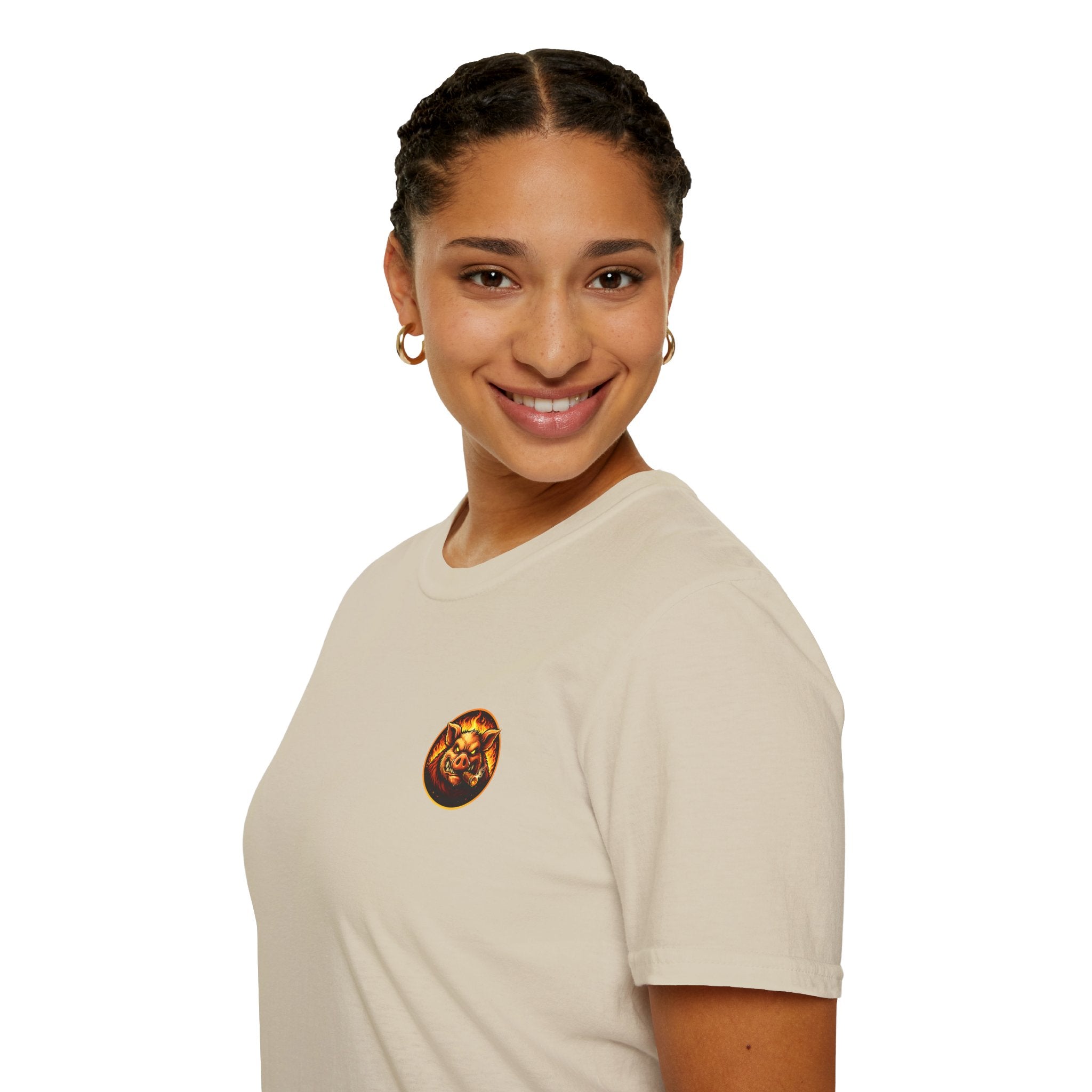BBQ Test Pit Logo Tee — Premium Soft