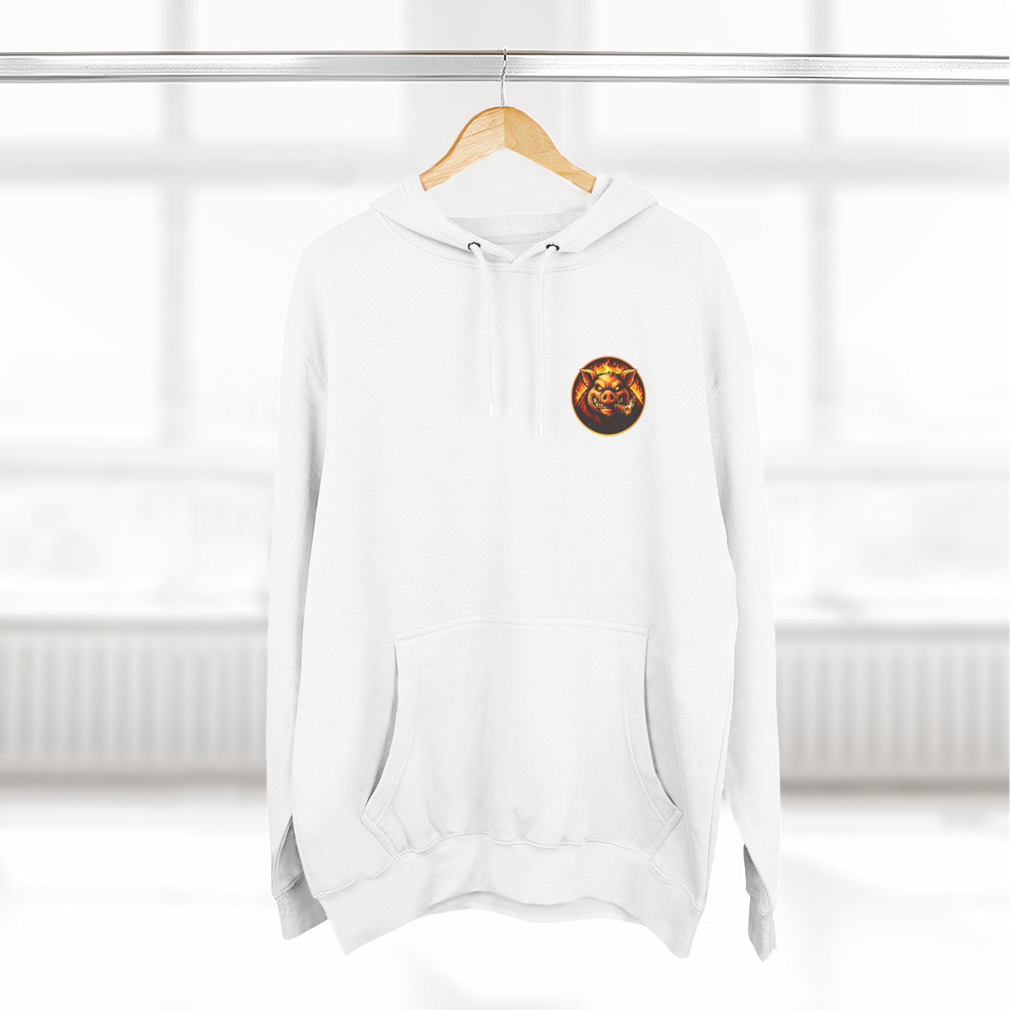 BBQ Test Pit Logo Hoodie
