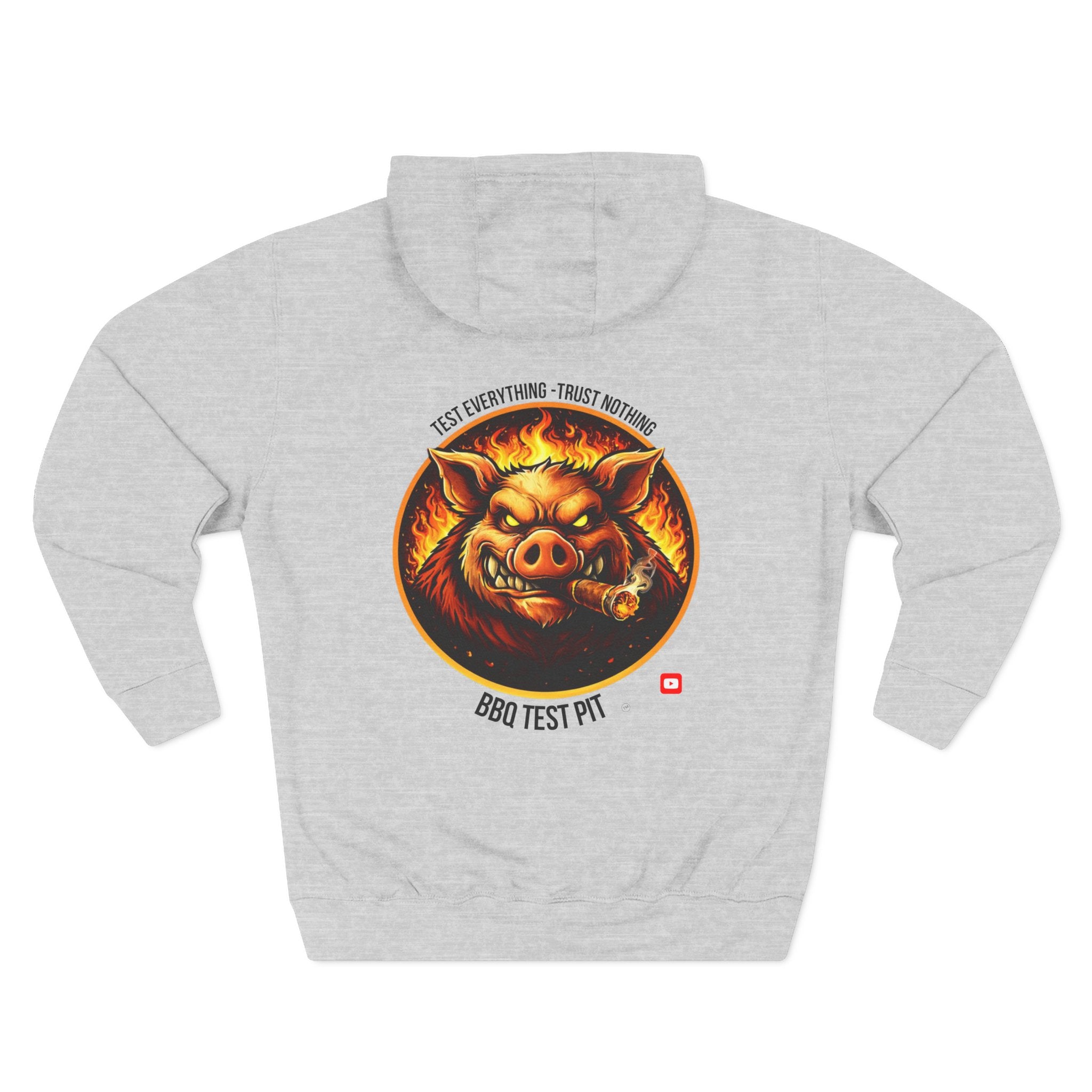 BBQ Test Pit Logo Hoodie